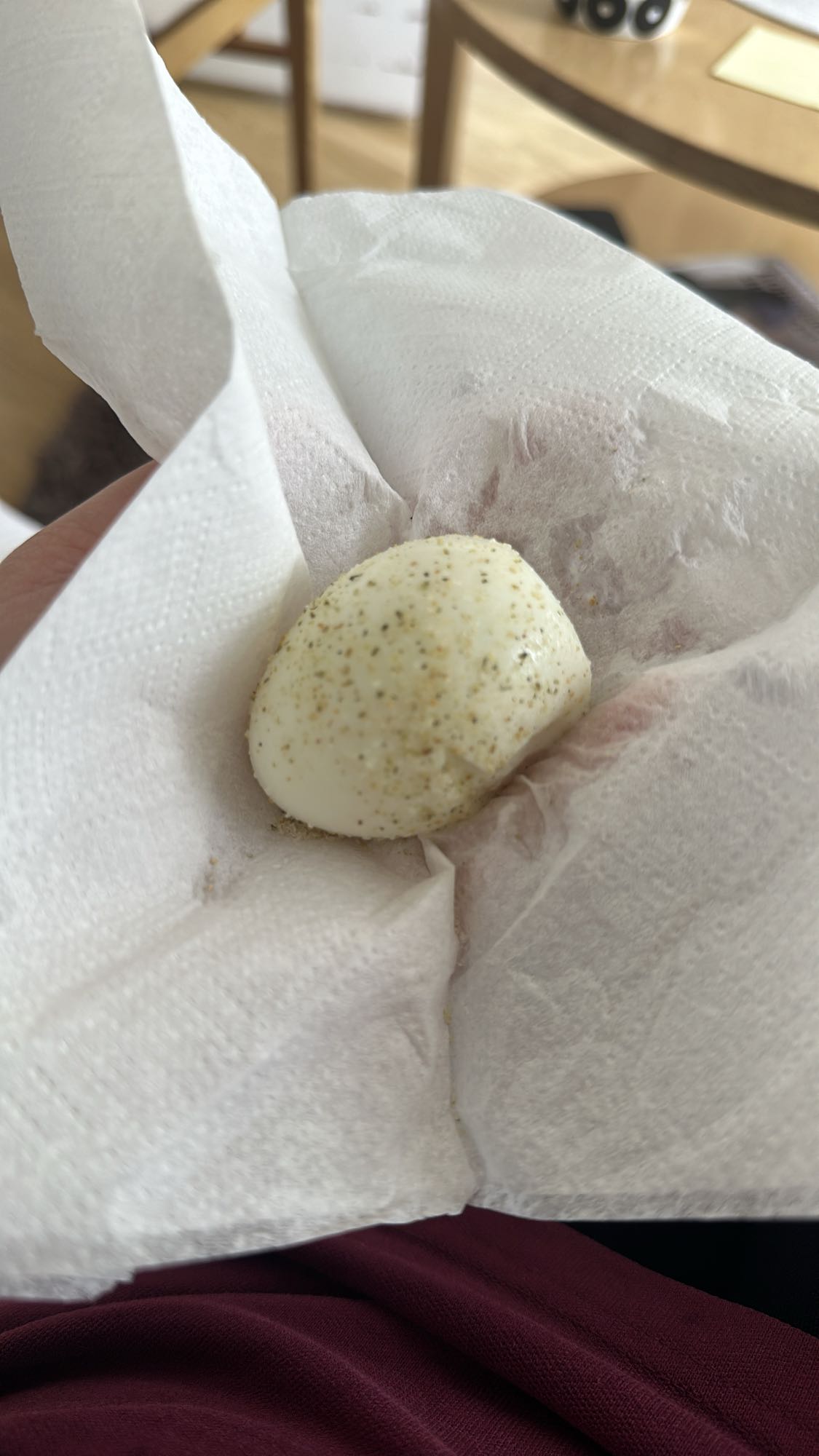 Kokt ägg med krydda