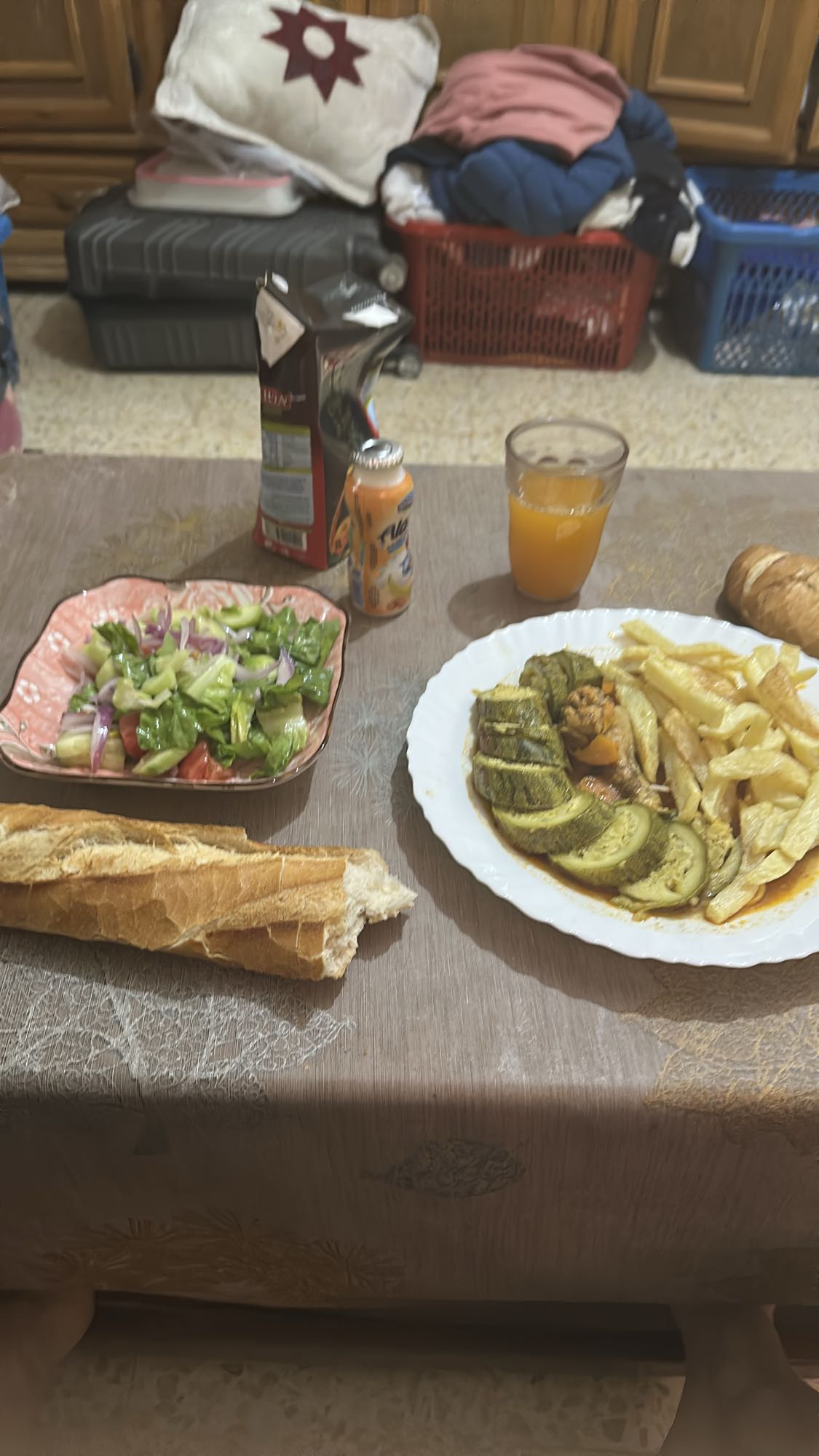 Chicken veggie plate