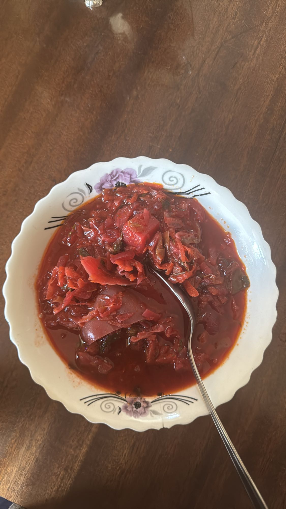 Борщ овощной