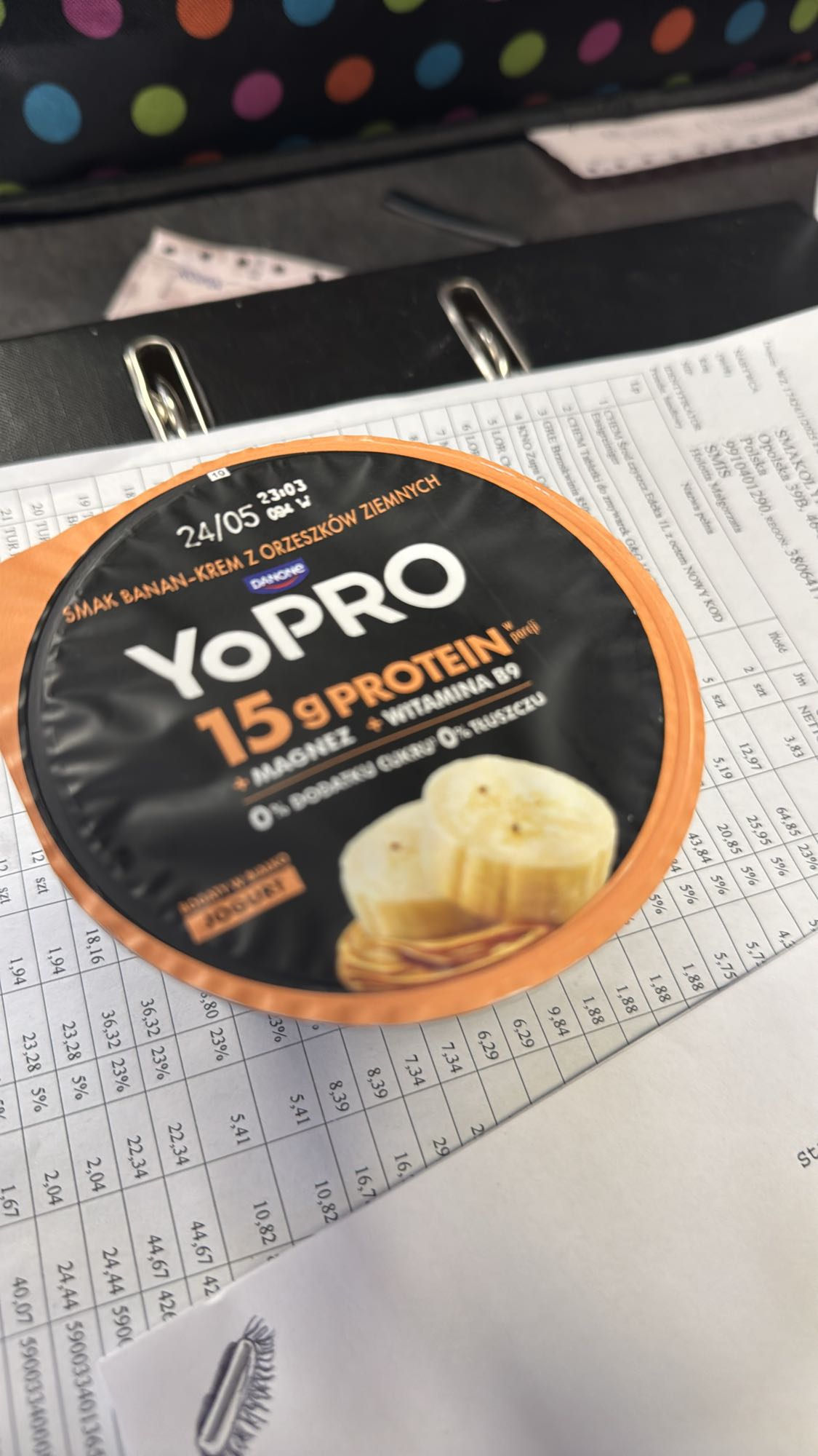 YoPRO banan-orzech jogurt