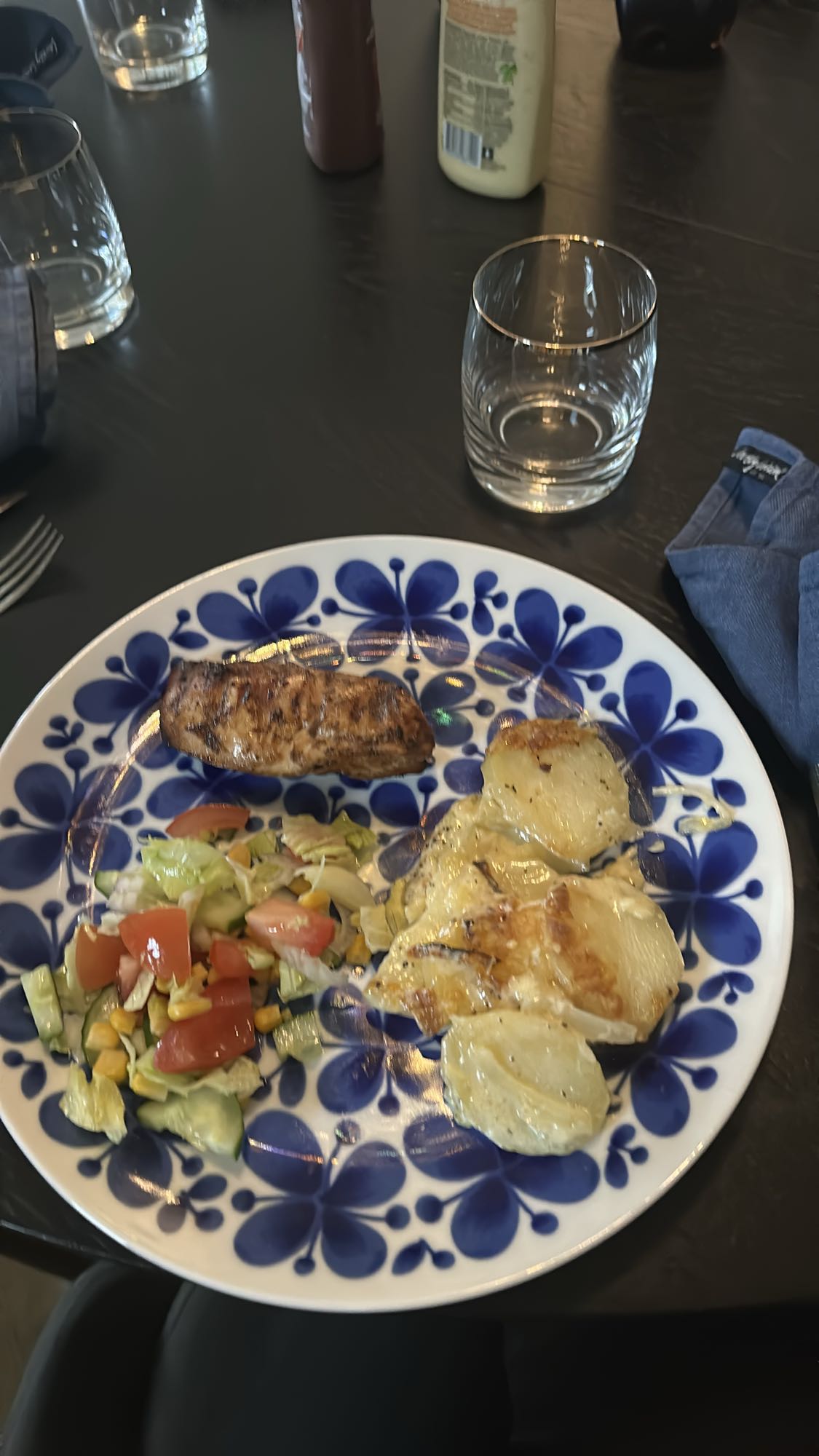 Kyckling med potatisgratäng