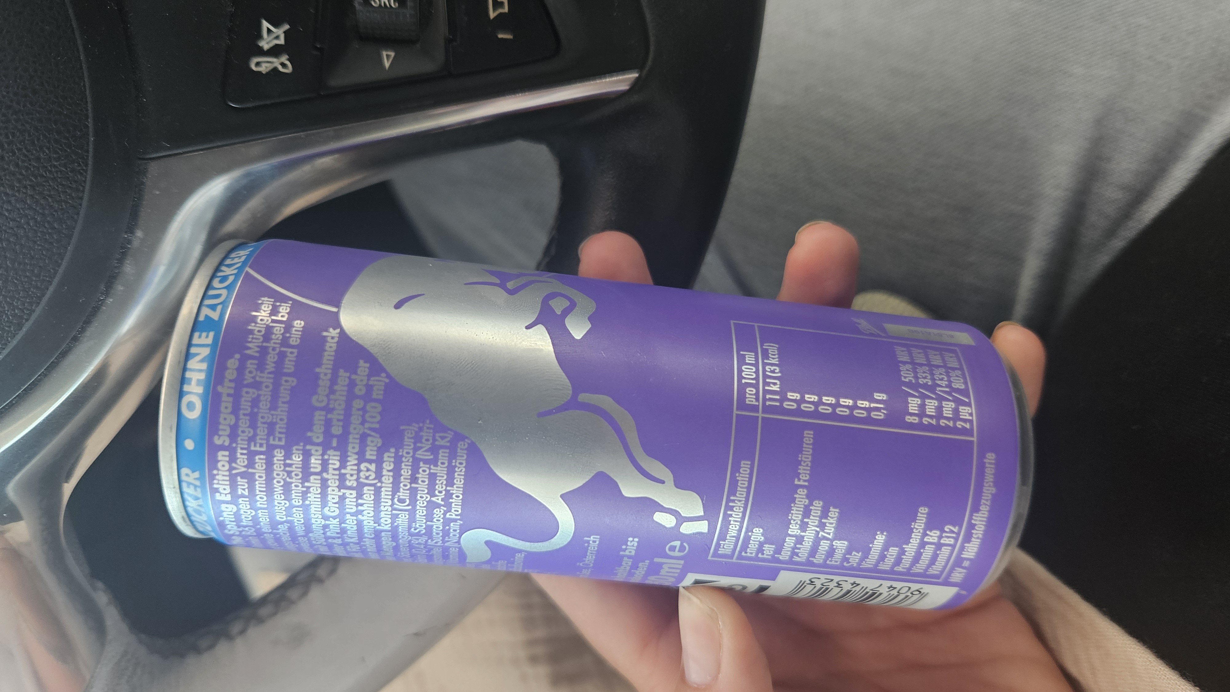 Zuckerfreier Energydrink