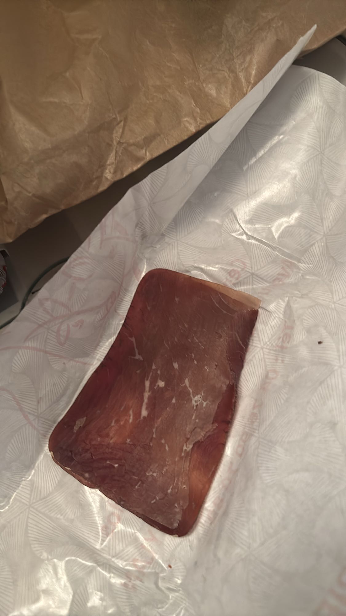 Tranche de viande séchée