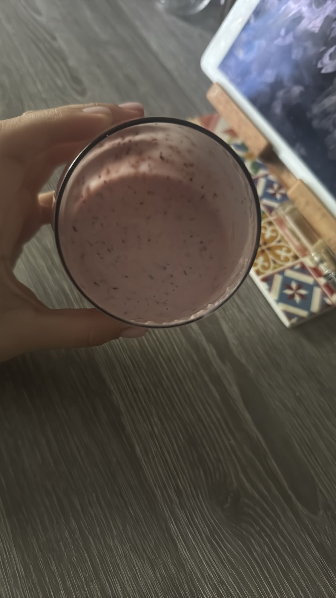 Smoothie aux fruits rouges