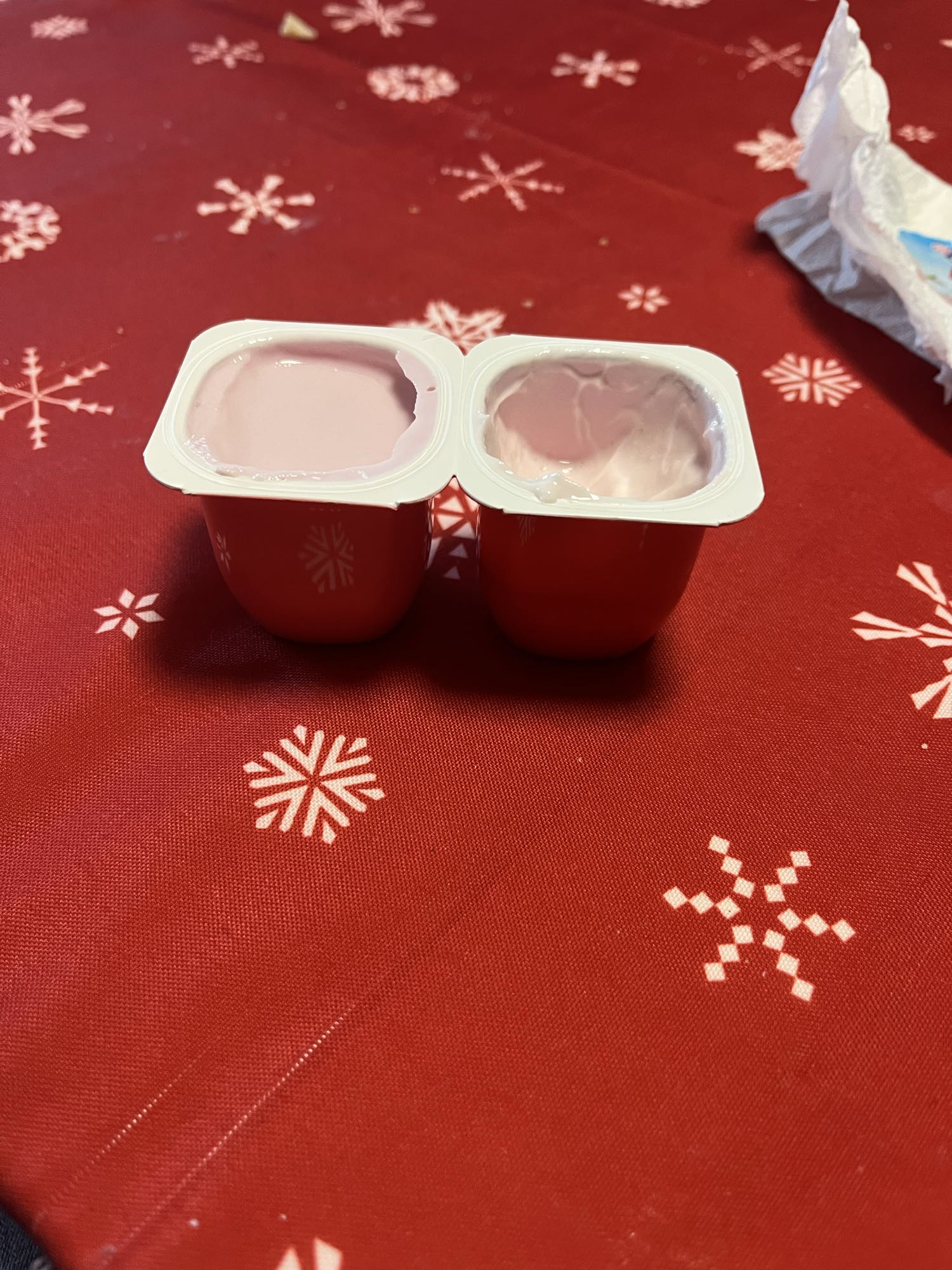 Petits pots de yaourt fruité