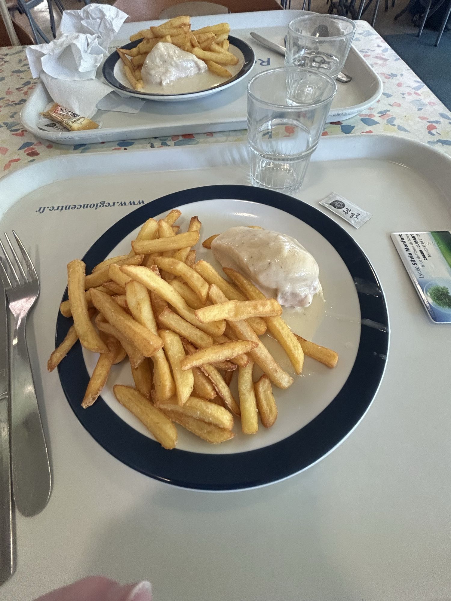 Poulet sauce sans frites