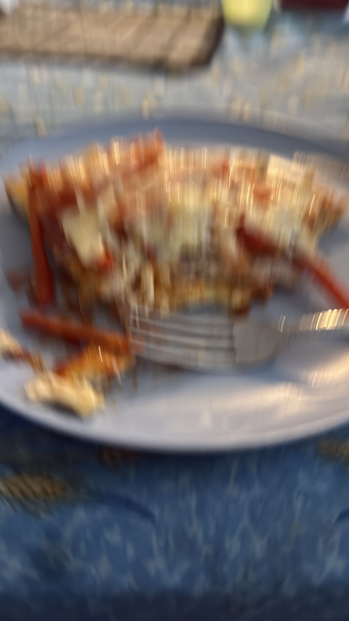 Pizza aux poulet et légumes