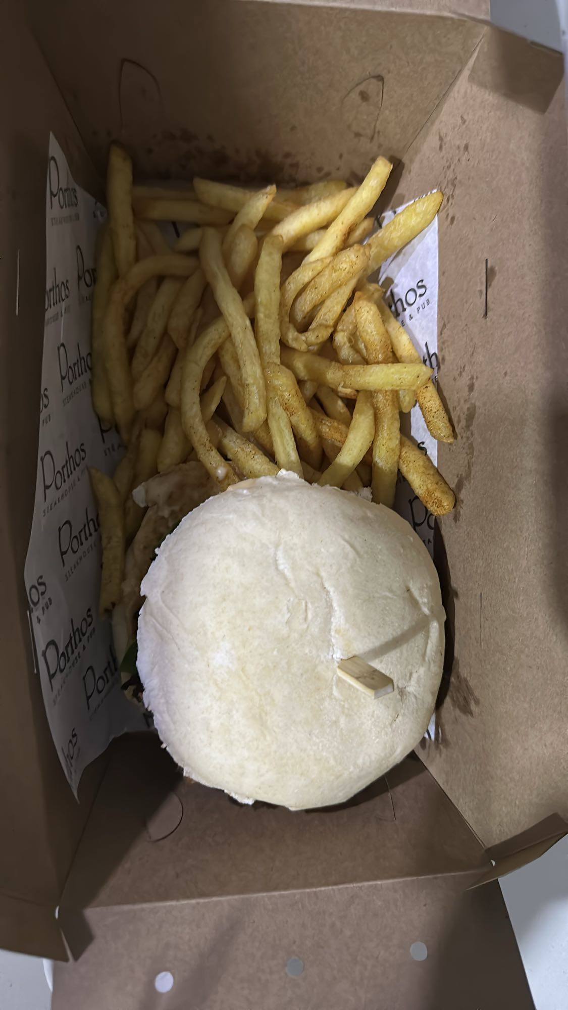 Hamburguesa con papas