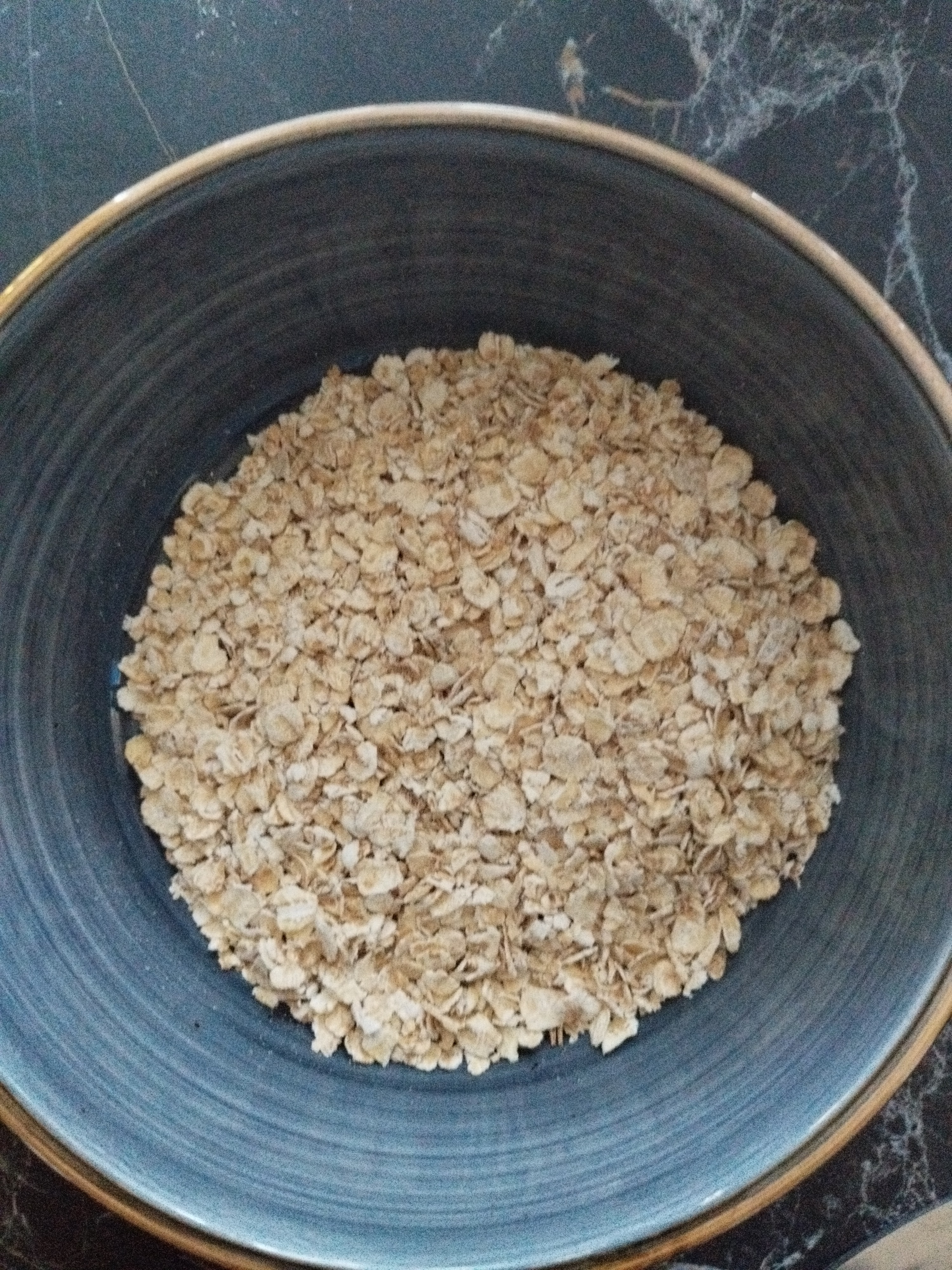 Bol de flocons d'avoine