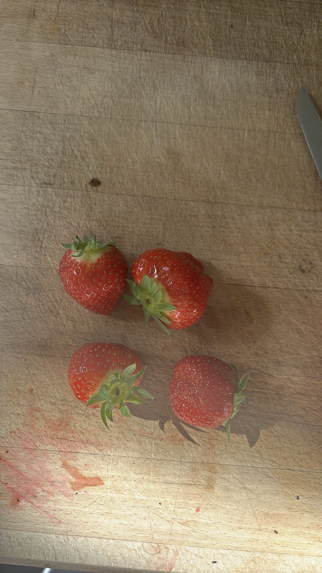 Aardbeien snack