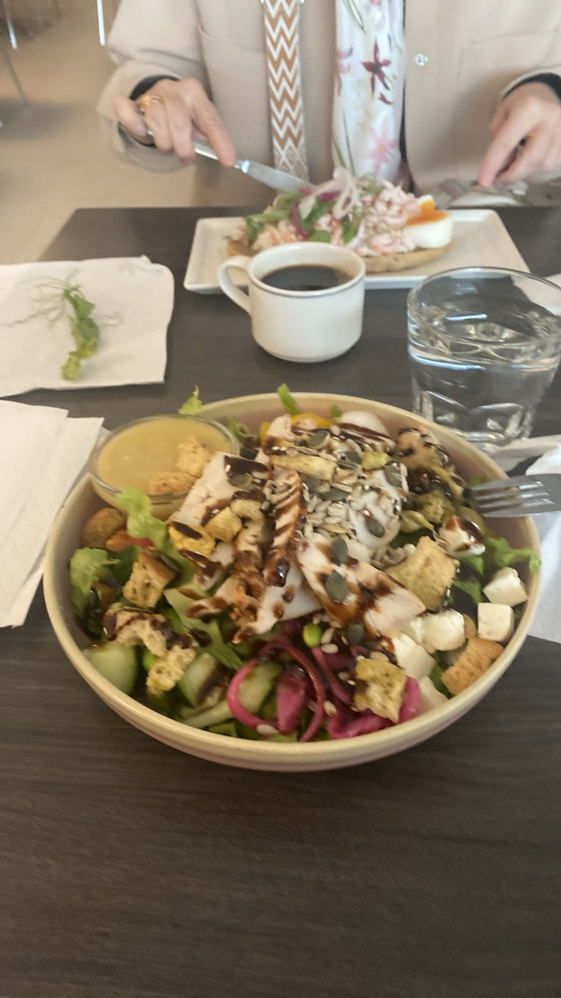 Kycklingsallad utan dressing