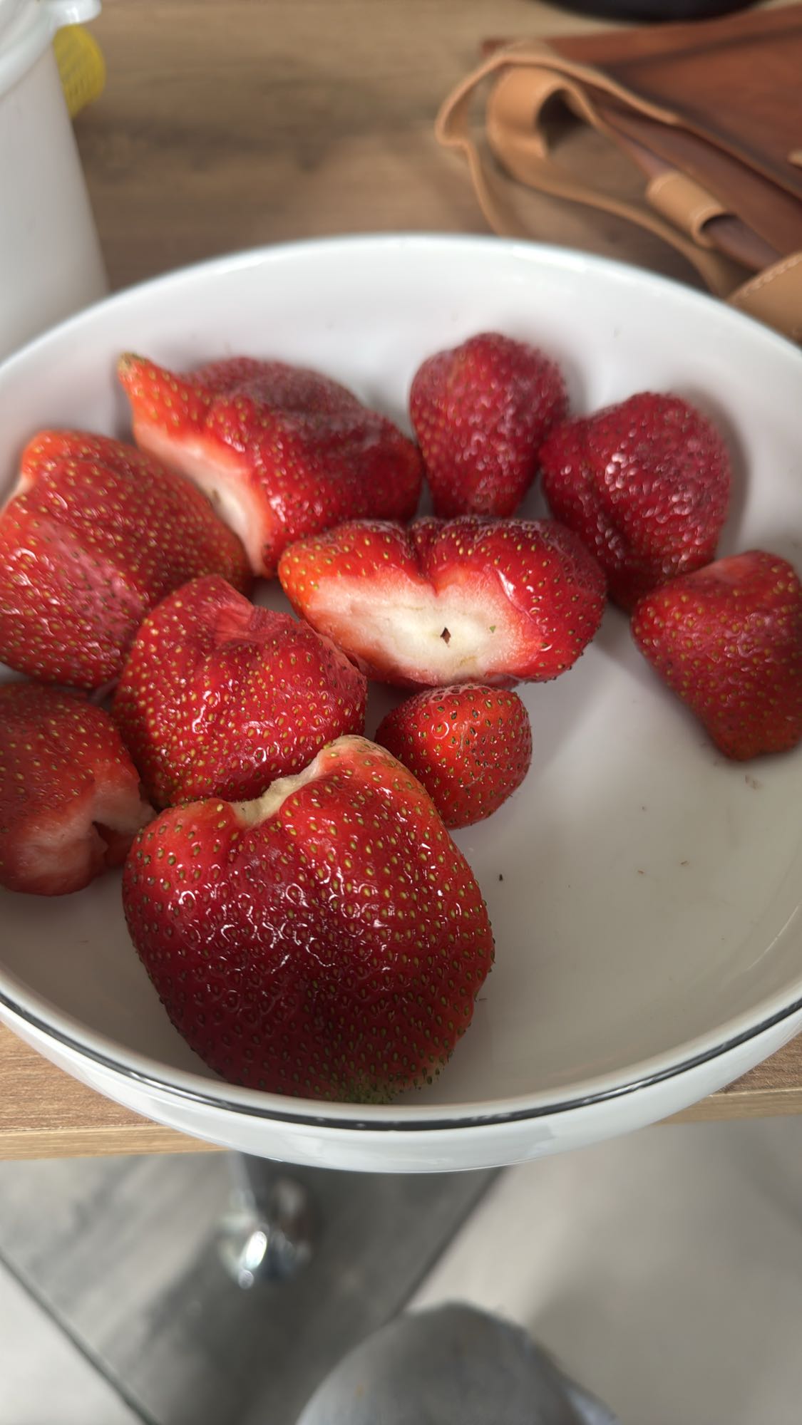 Truskawki w misce