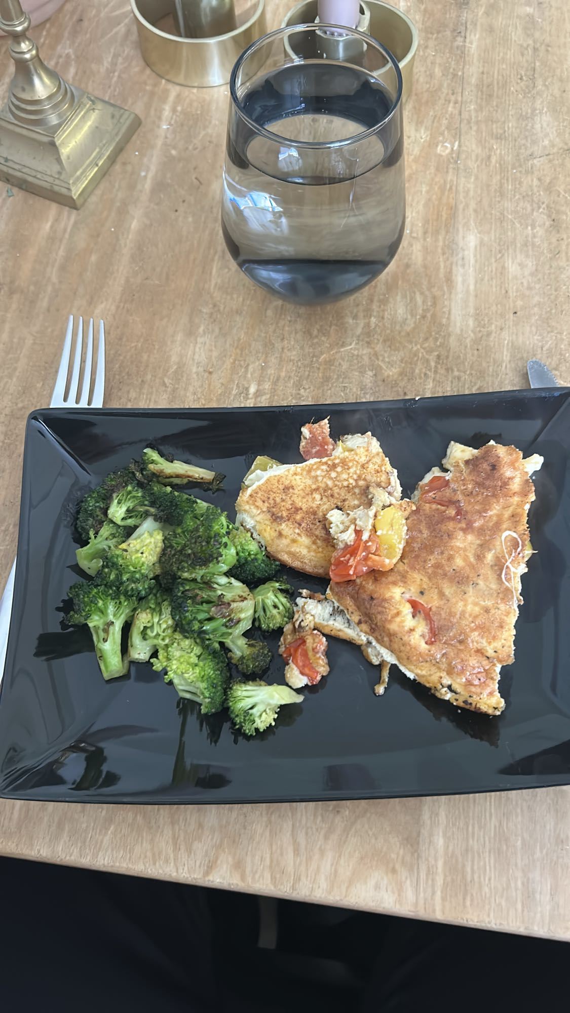 Omelett med broccoli