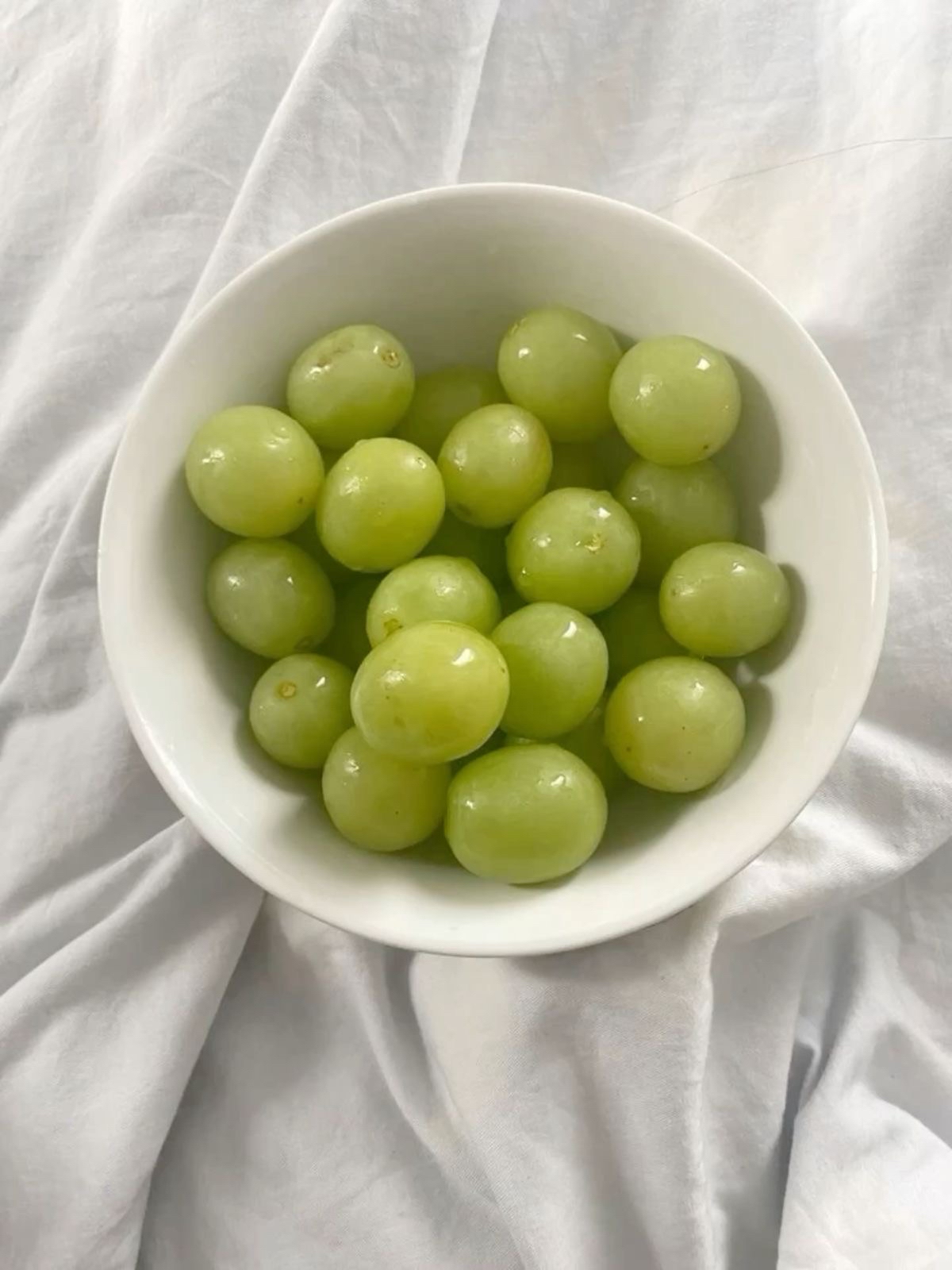 Bowl of Green Grapes