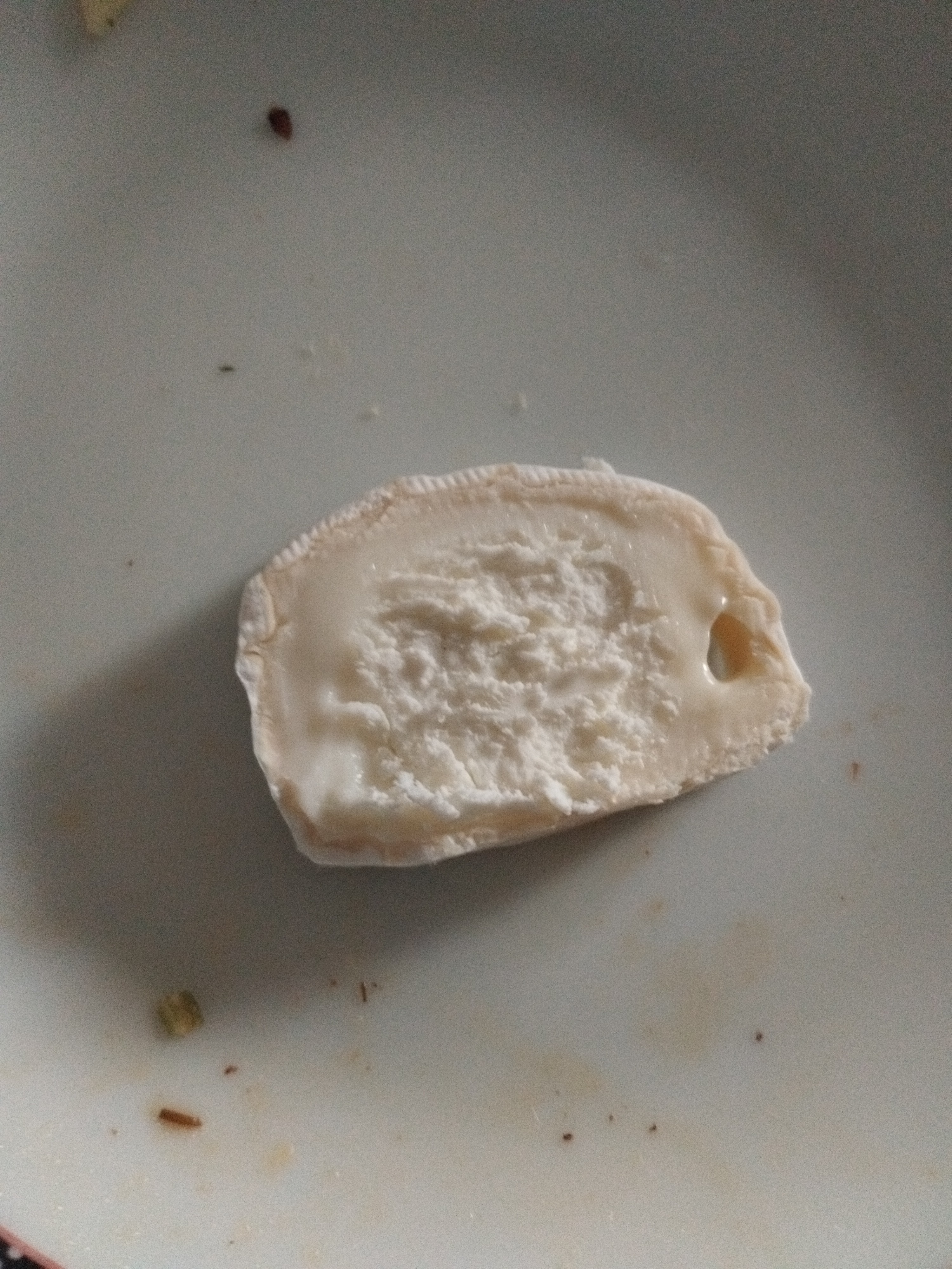 Tranche de fromage de chèvre