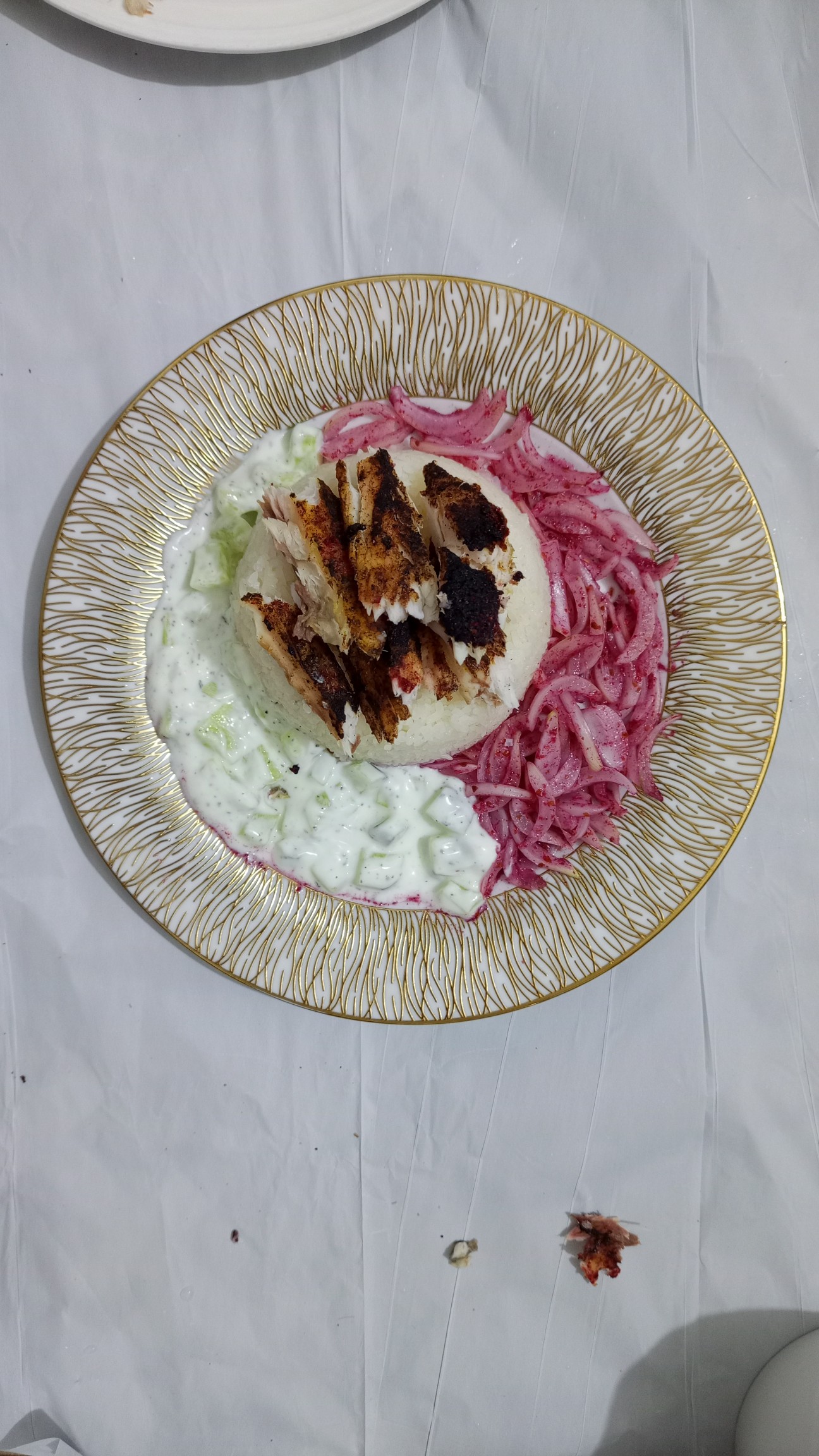 Grilled Chicken Rice Plate