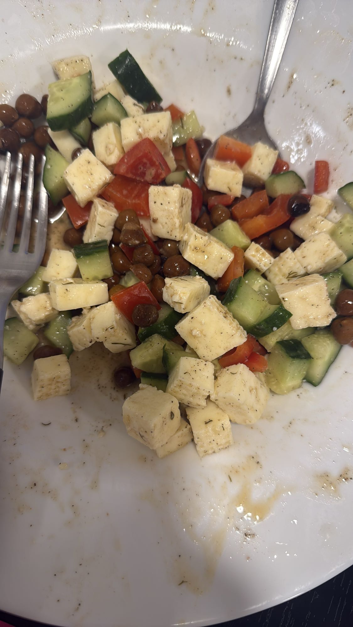 Paneer Kichererbsen Salat