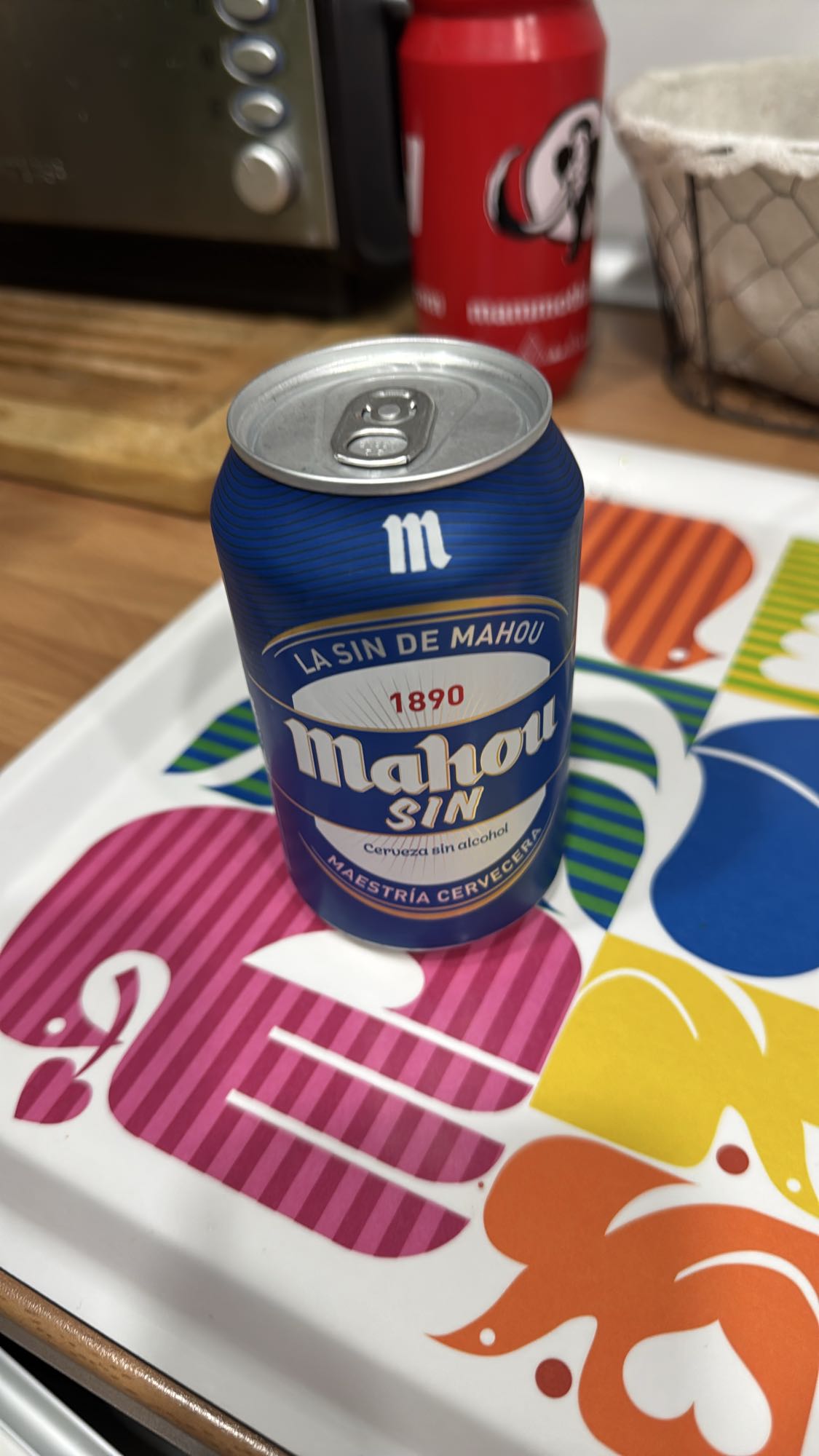 Cerveza sin alcohol lata