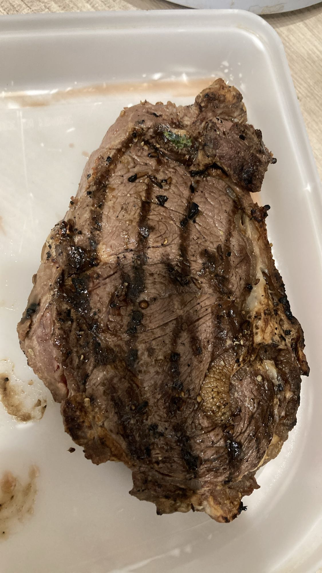 Steak grillé