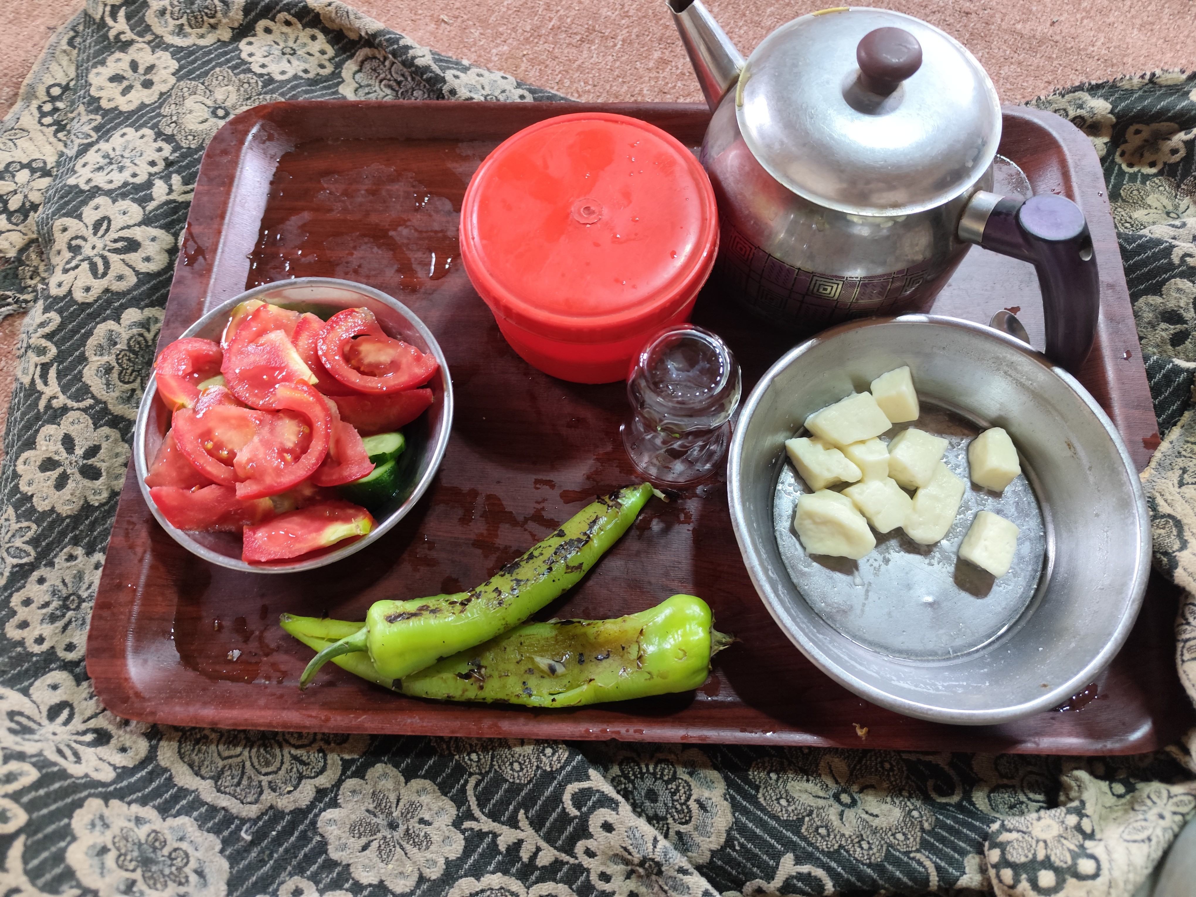 Tomato Salad & Cheese
