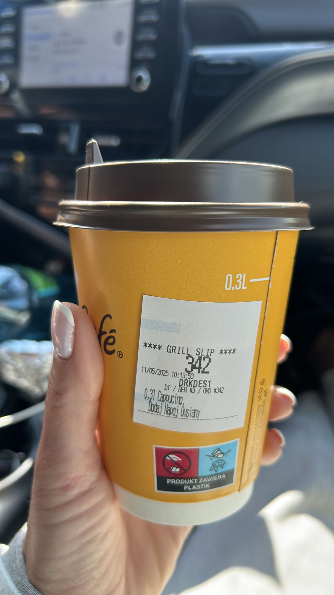 Cappuccino owsiane 0,3L