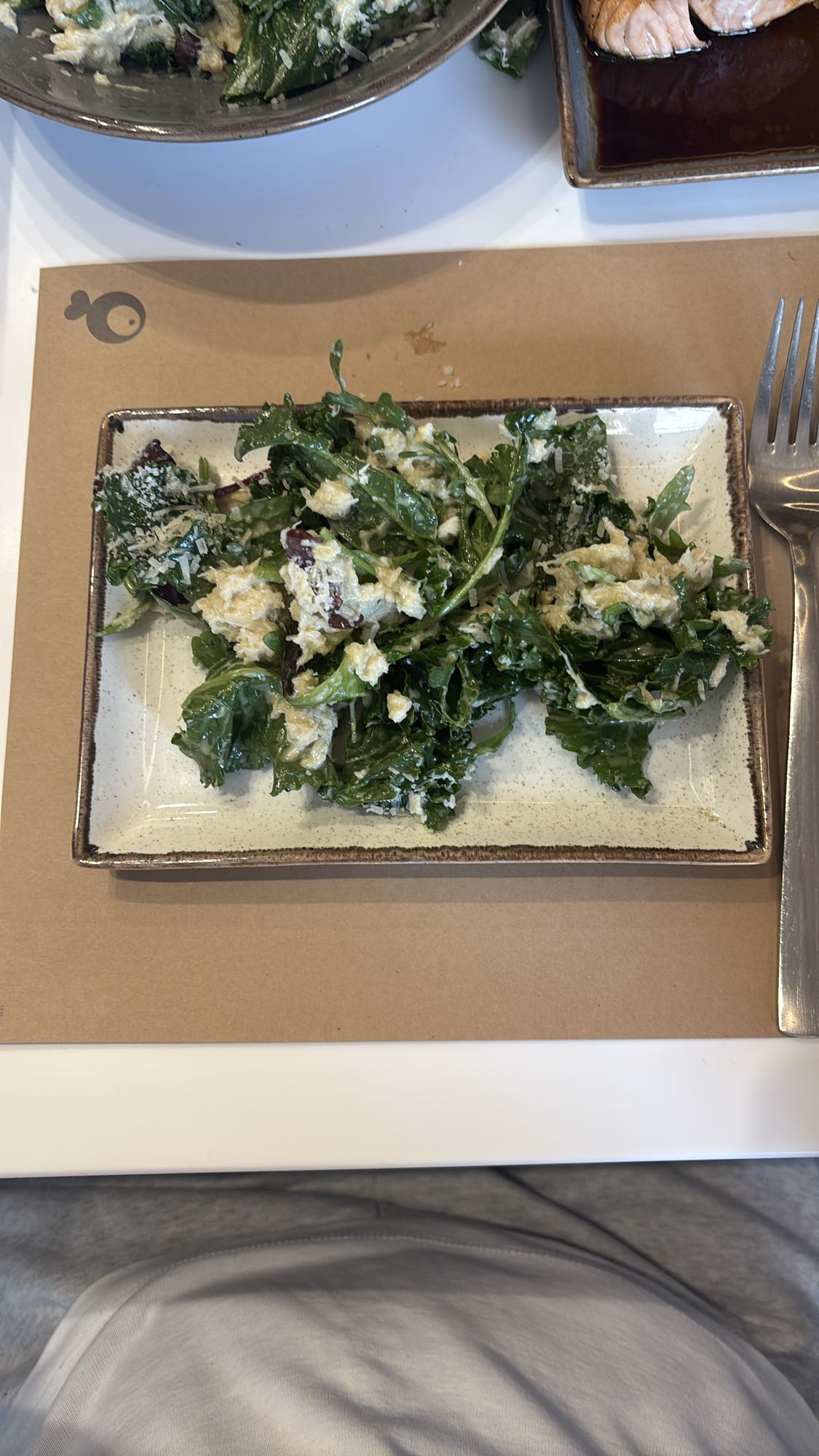 Salade verte crémeuse