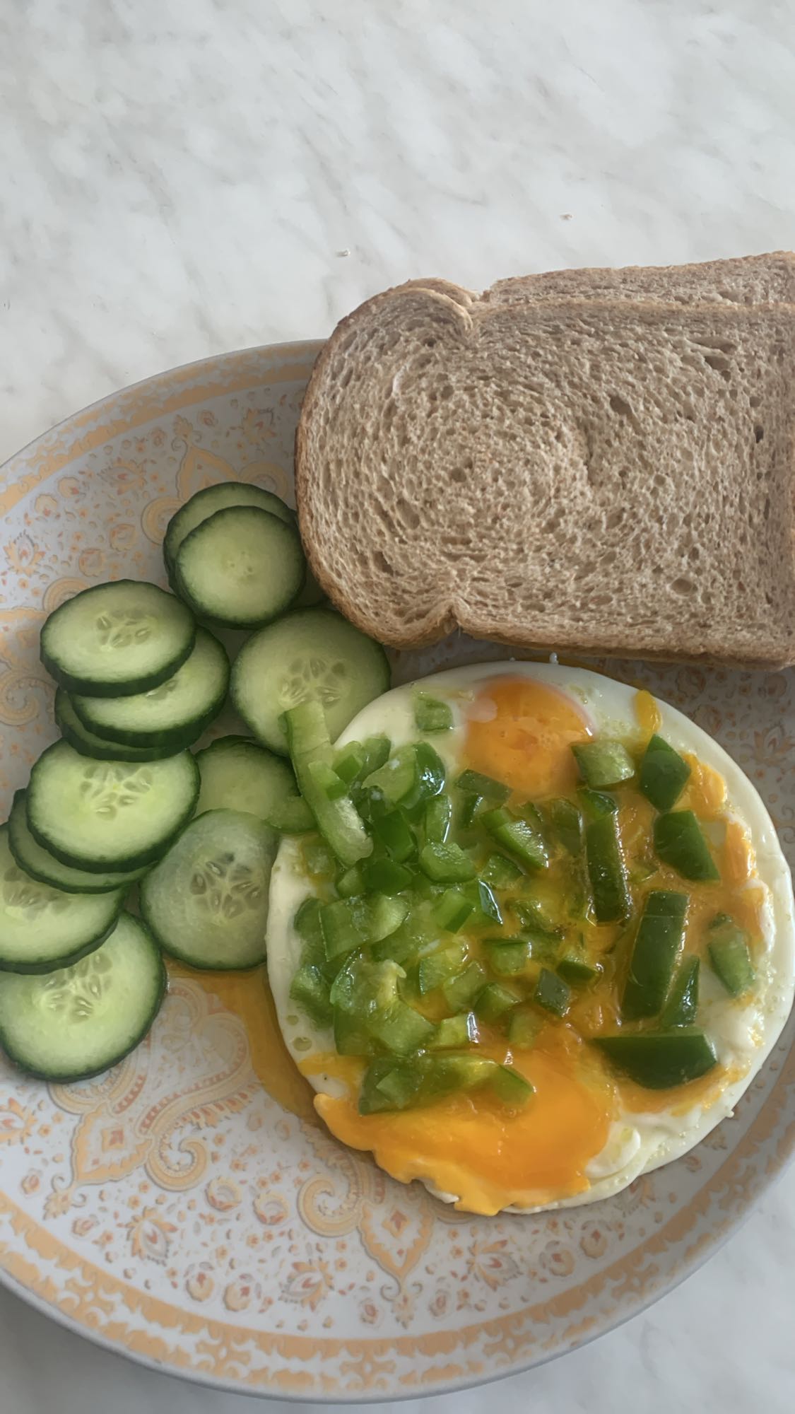 Eiwitrijke ontbijt schotel