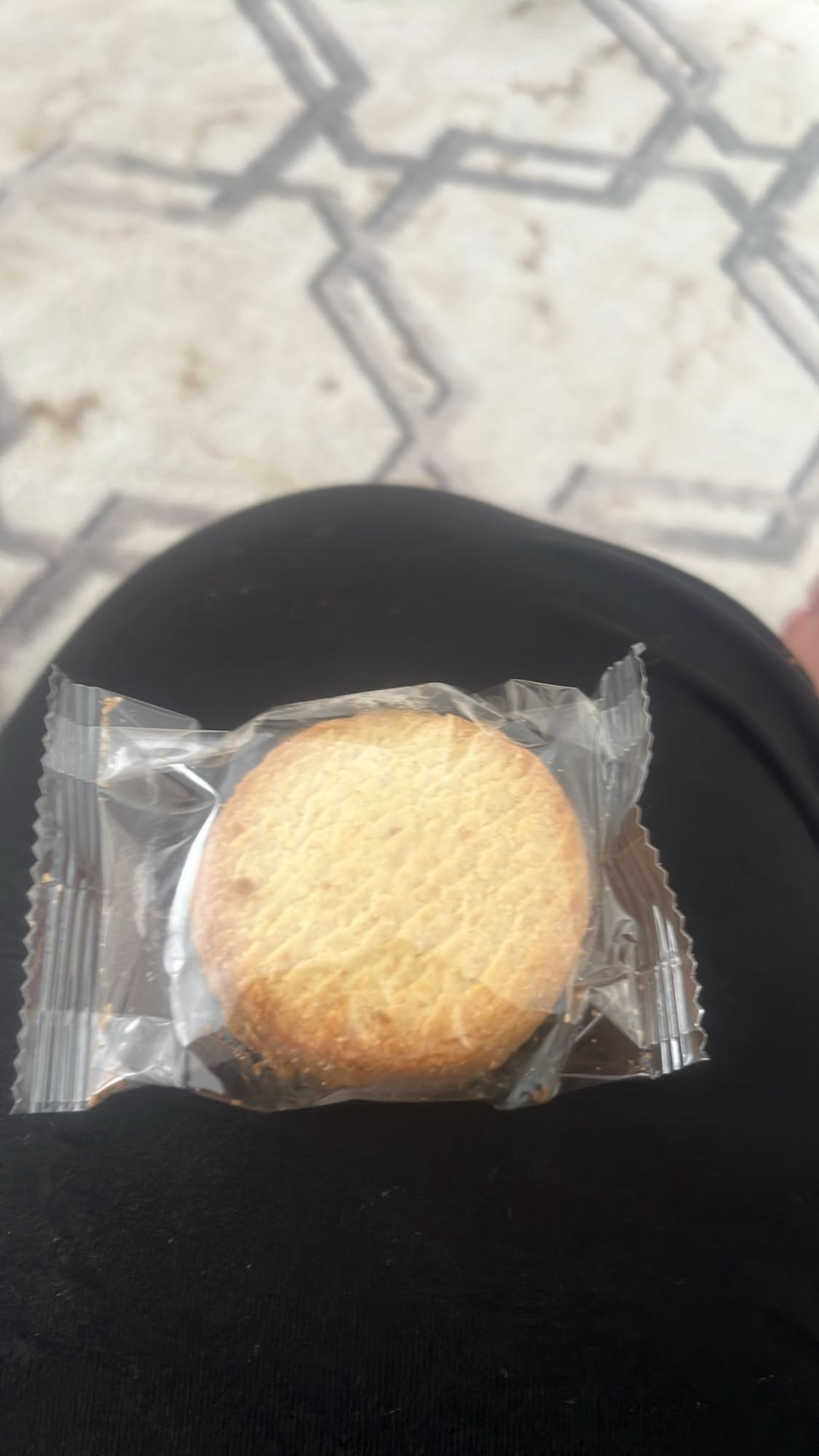 Biscuit sablé emballé