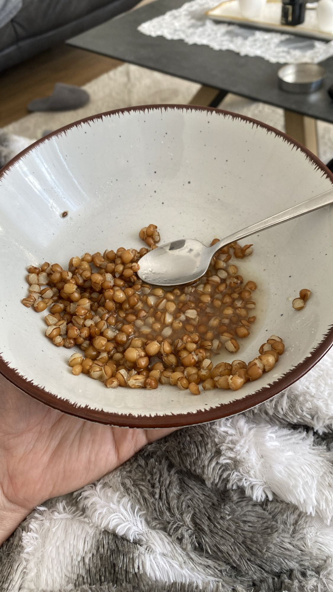 Buchweizen in Wasser