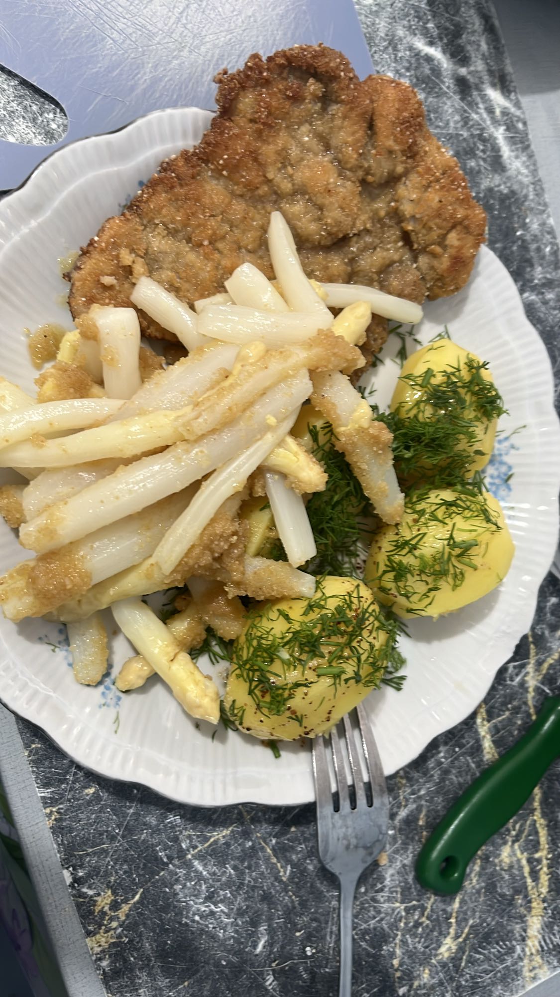 Sznycel z ziemniakami