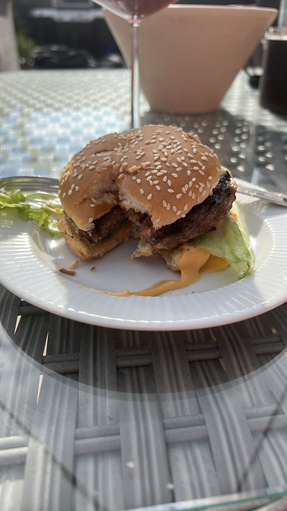 Hamburgare med ost