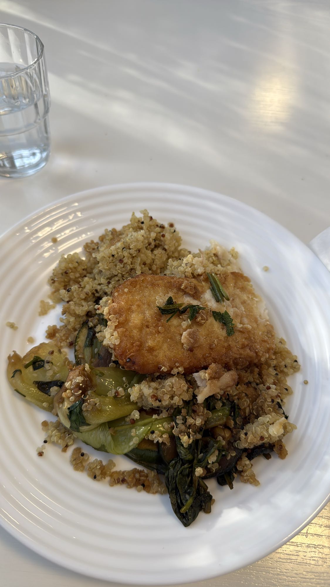 Fisk med quinoa och grönsaker