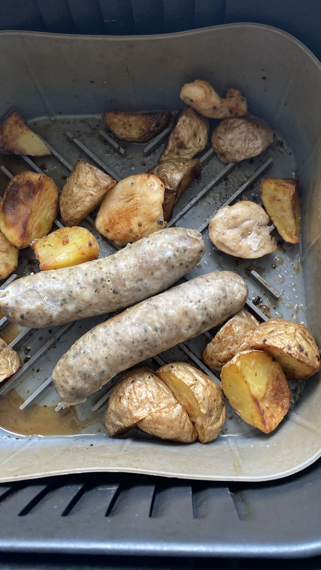 Kiełbasa z ziemniakami