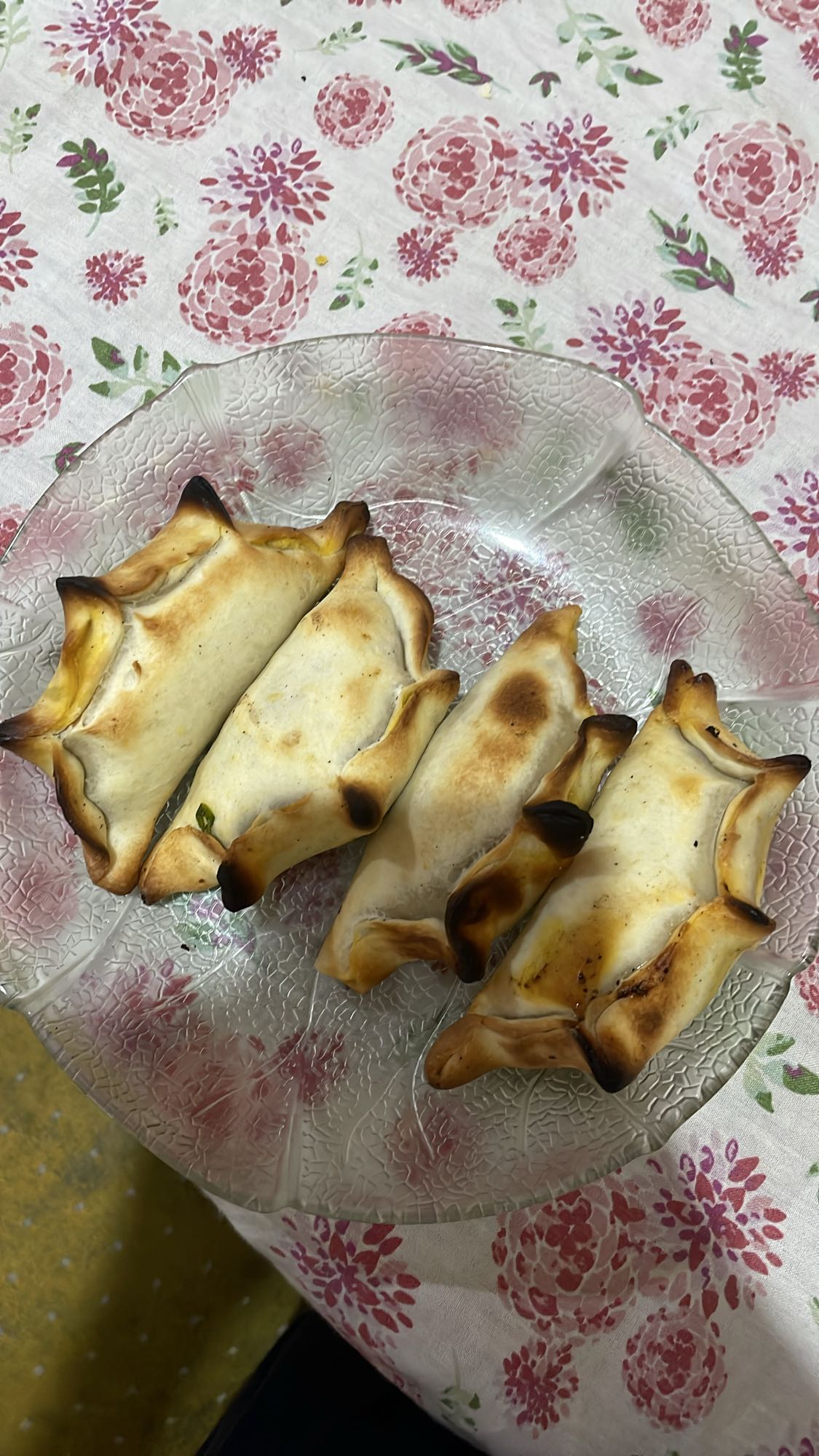 4 empanadas de carne caseras al horno sin huevo ni cebolla