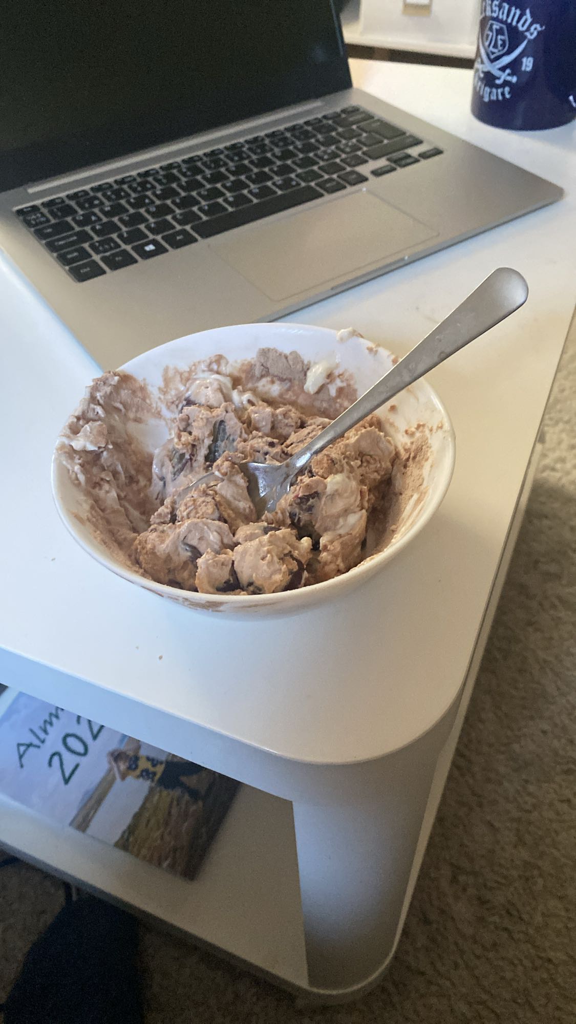 Proteinröra med kvarg och vindruvor