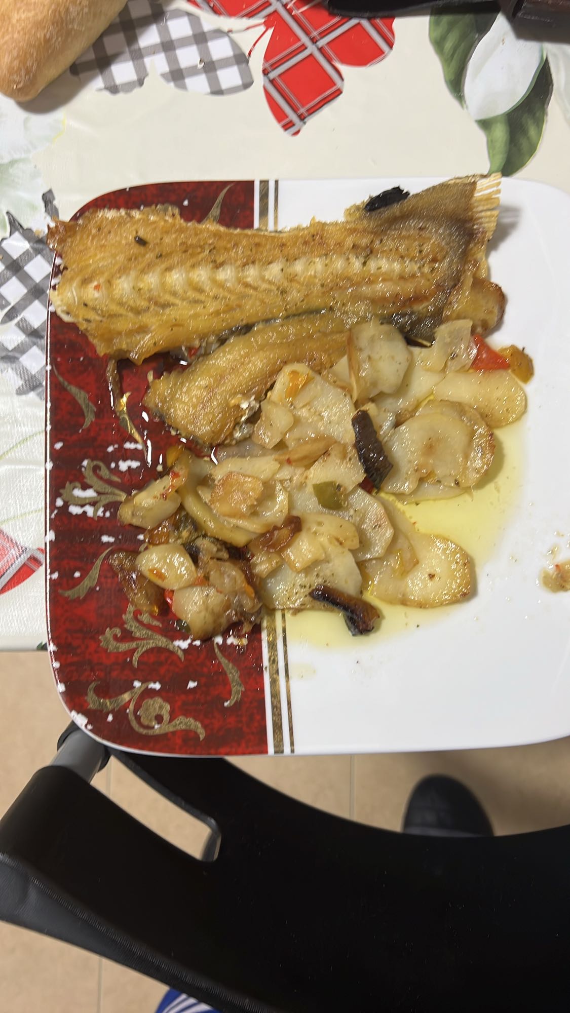Pescado con papas