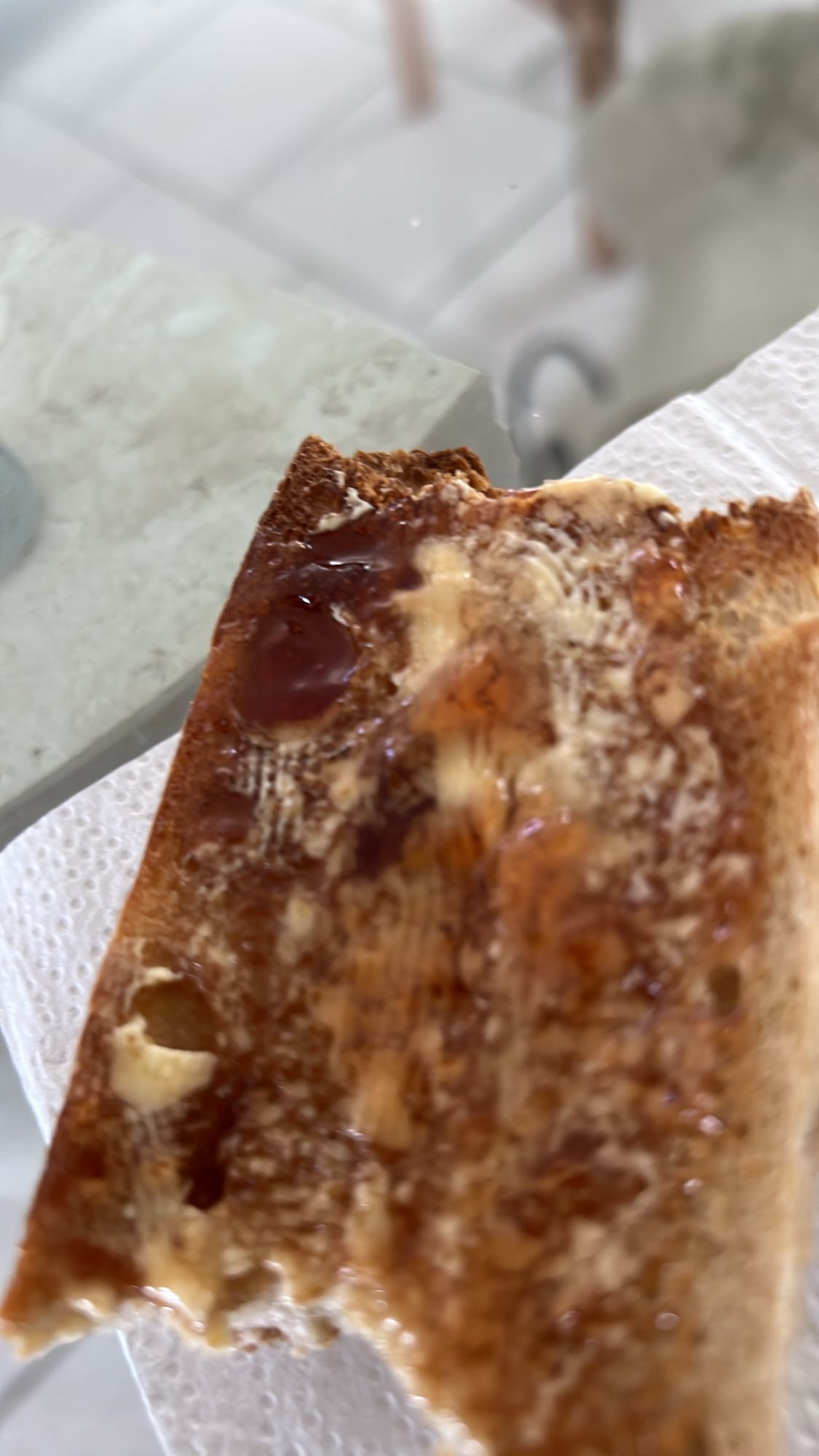 Tartine beurre confiture