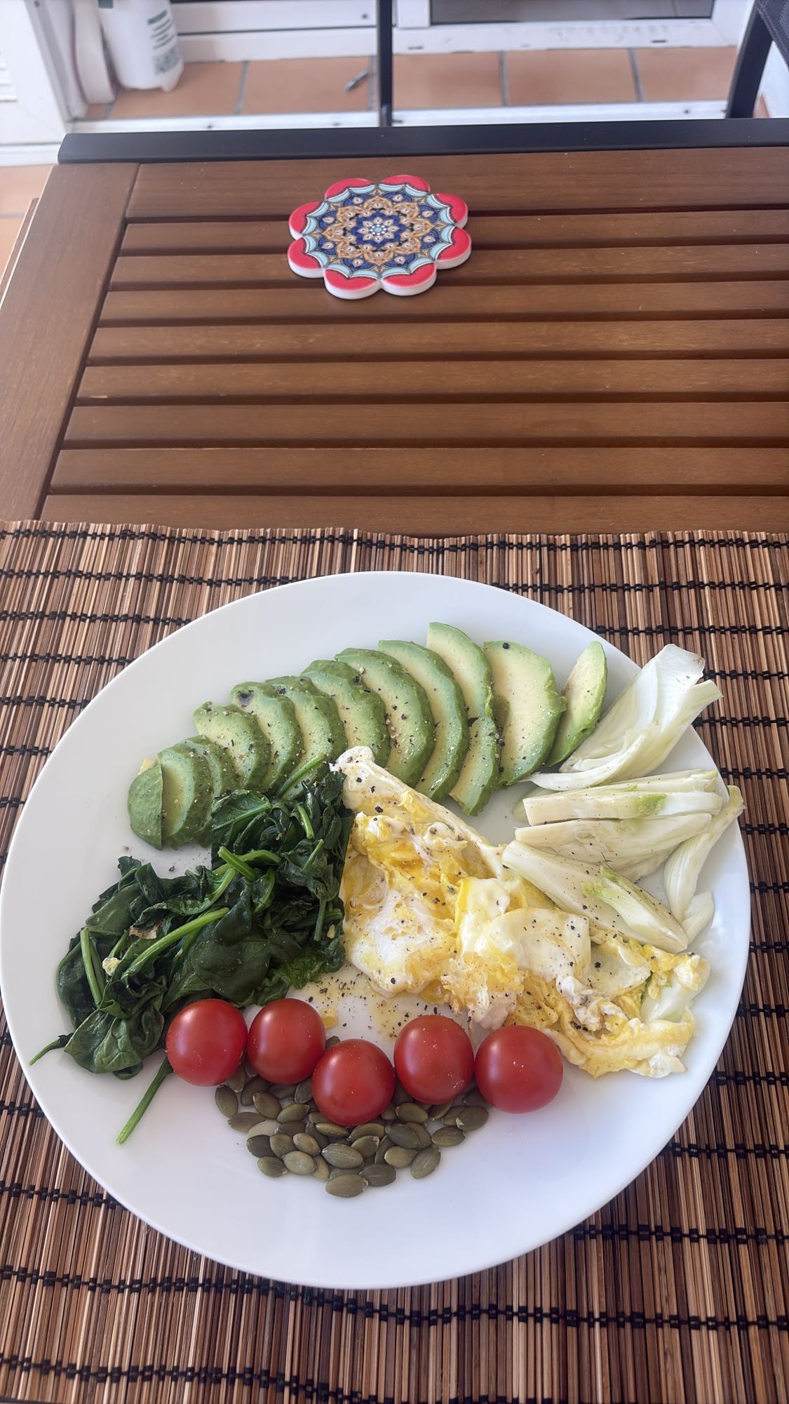 Egg Veggie Plate