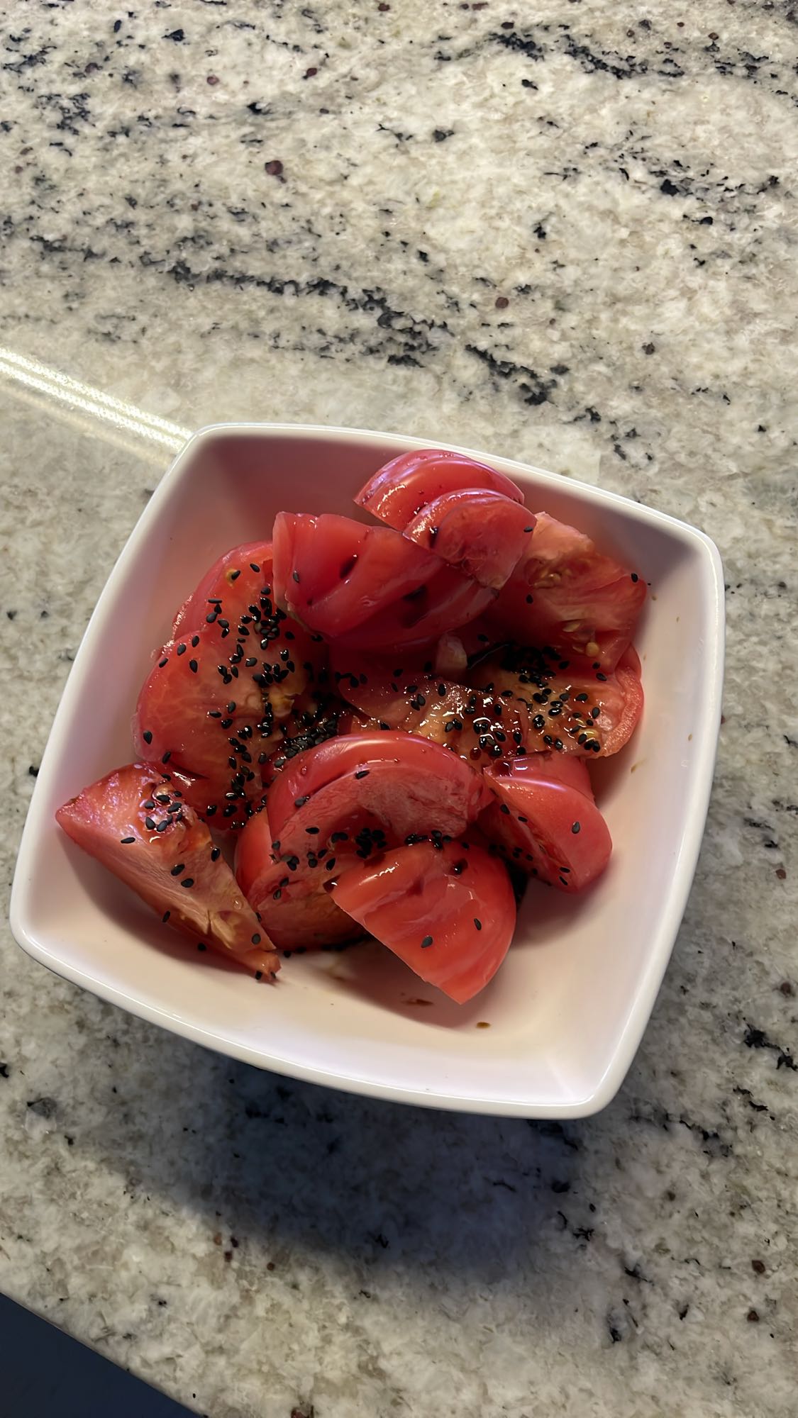 Sałatka z pomidorów