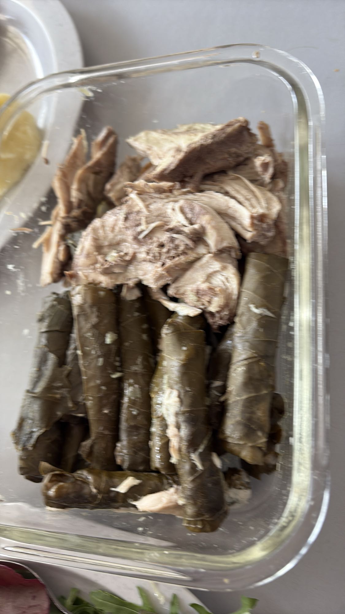 Vinbladsdolmar med kött