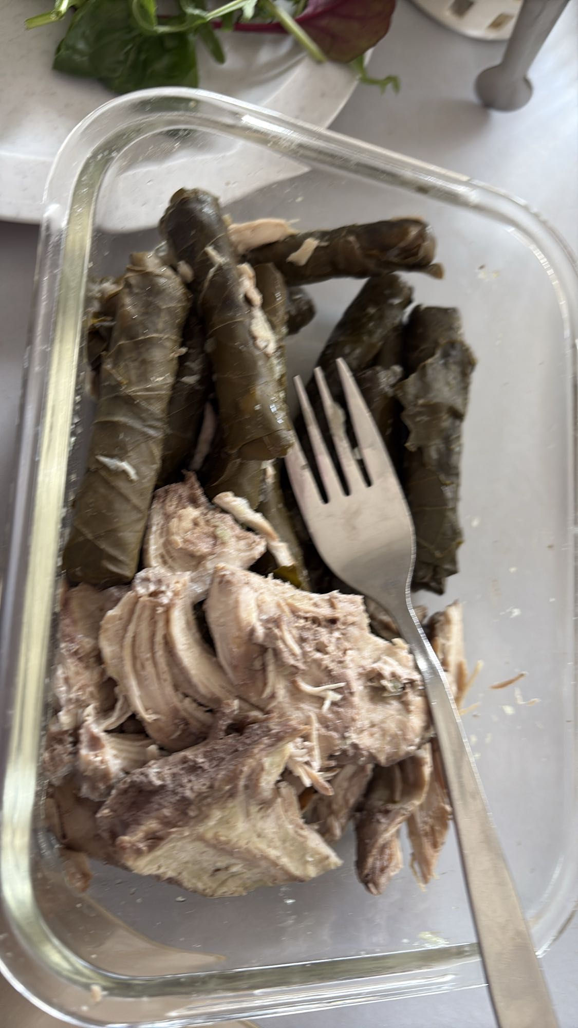 Vinbladsdolmar med kött