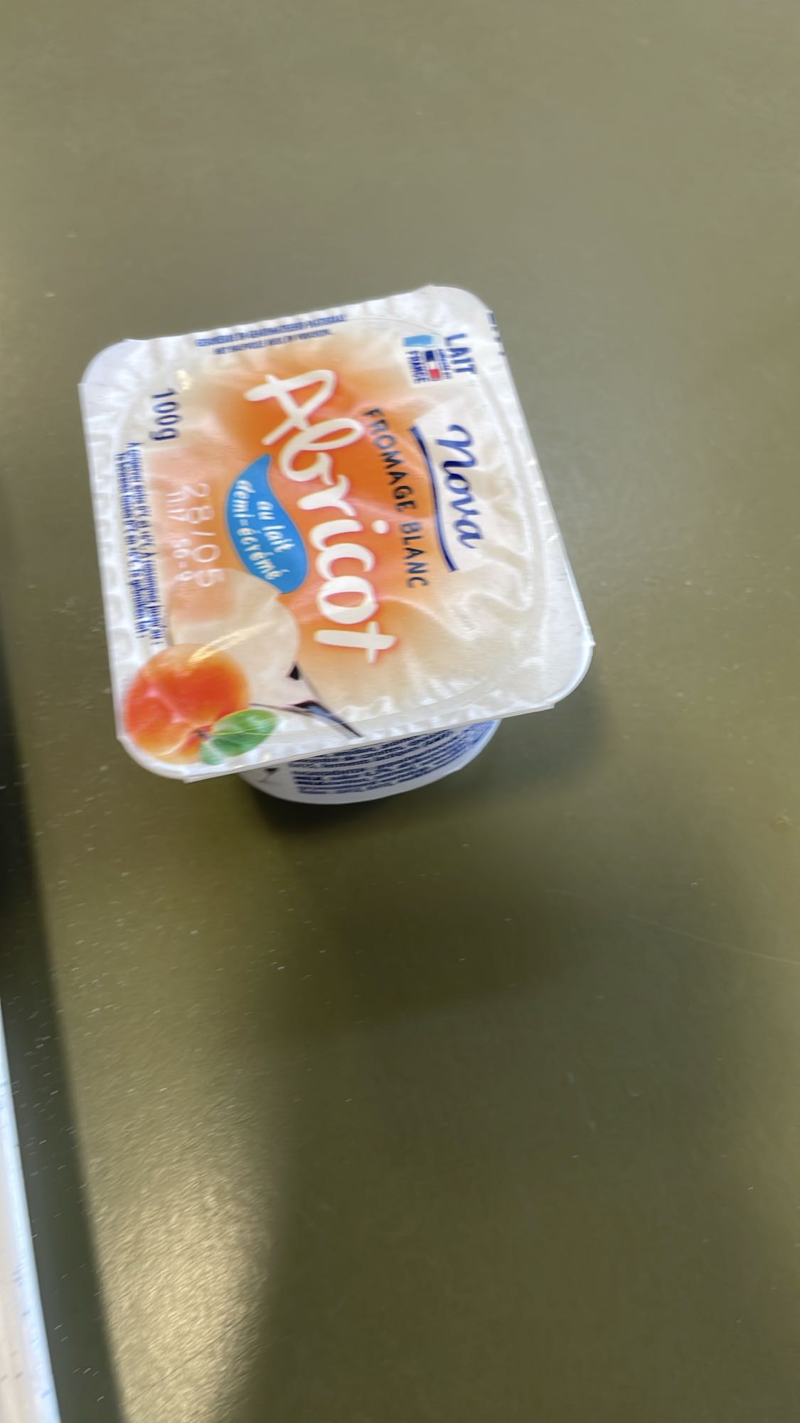 Fromage blanc abricot