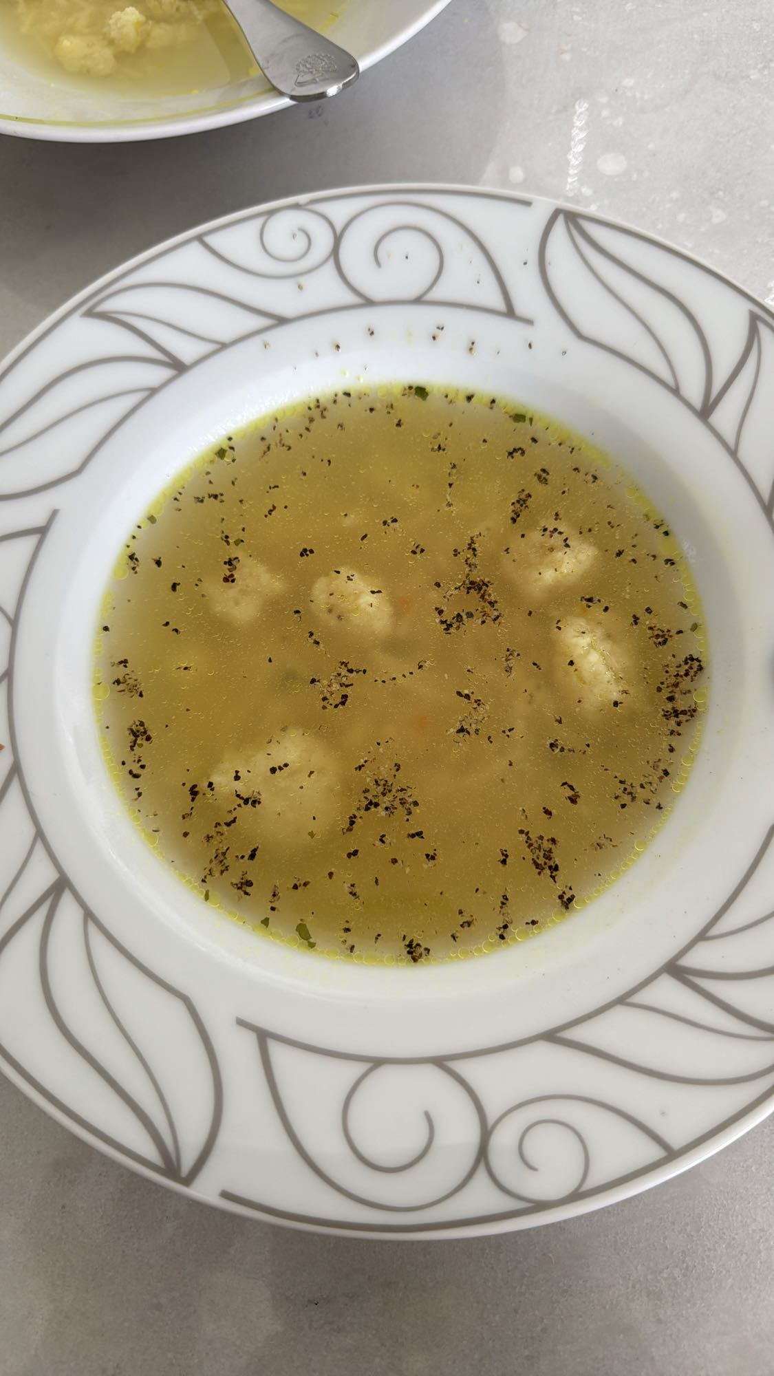 Kycklingbuljong med klimp