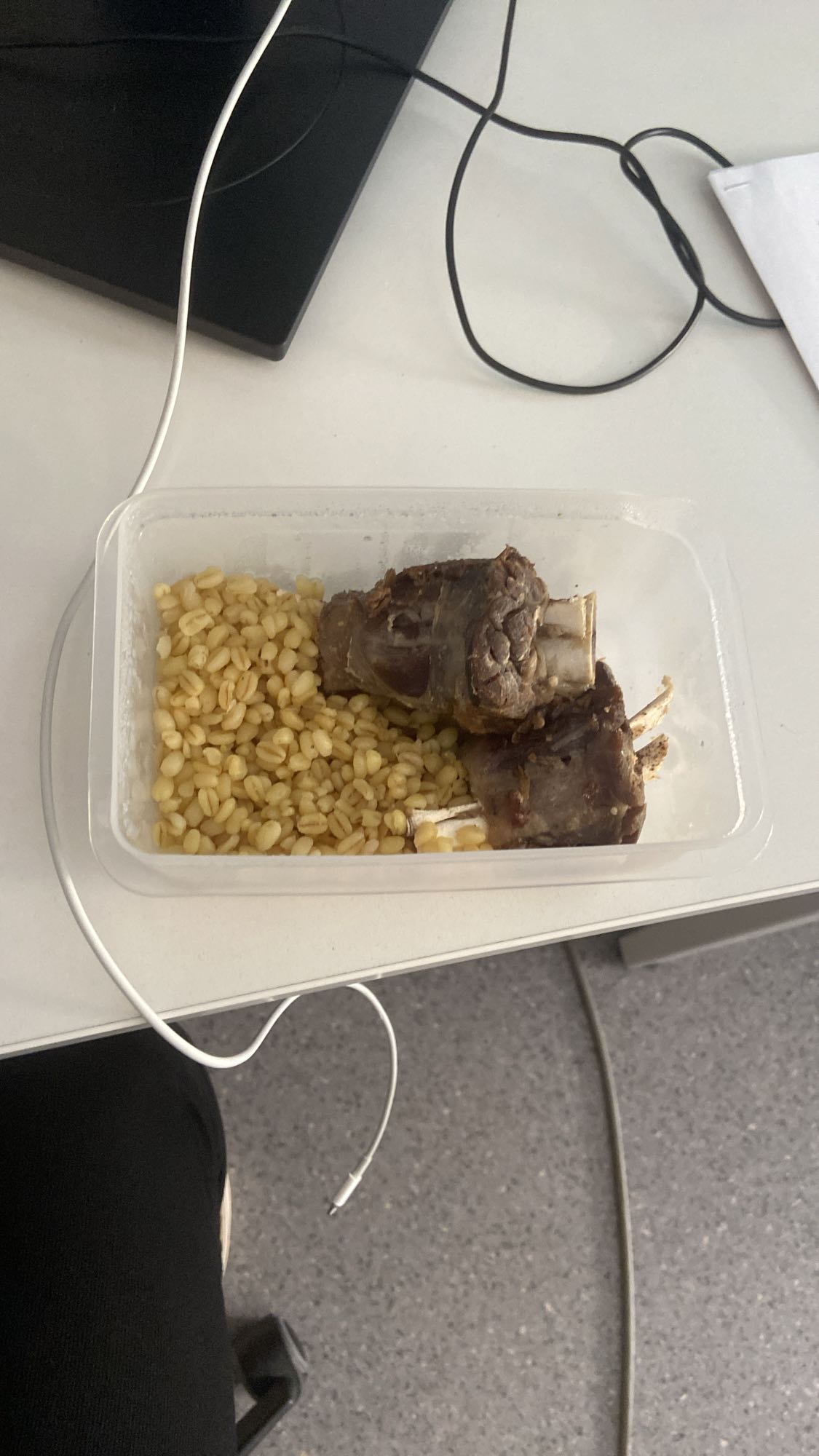 Barley and lamb ribs