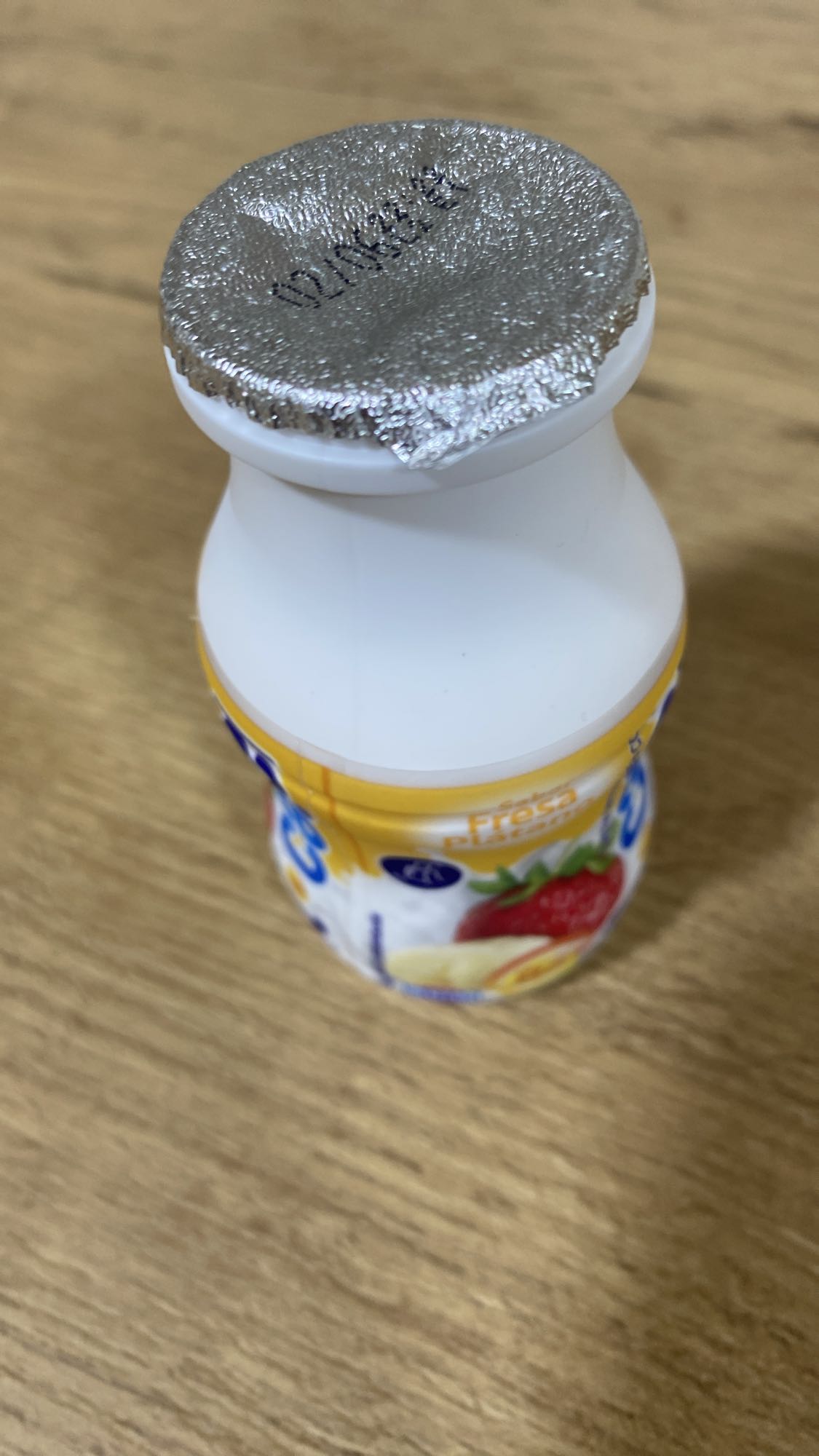 Yogur bebible fresa plátano