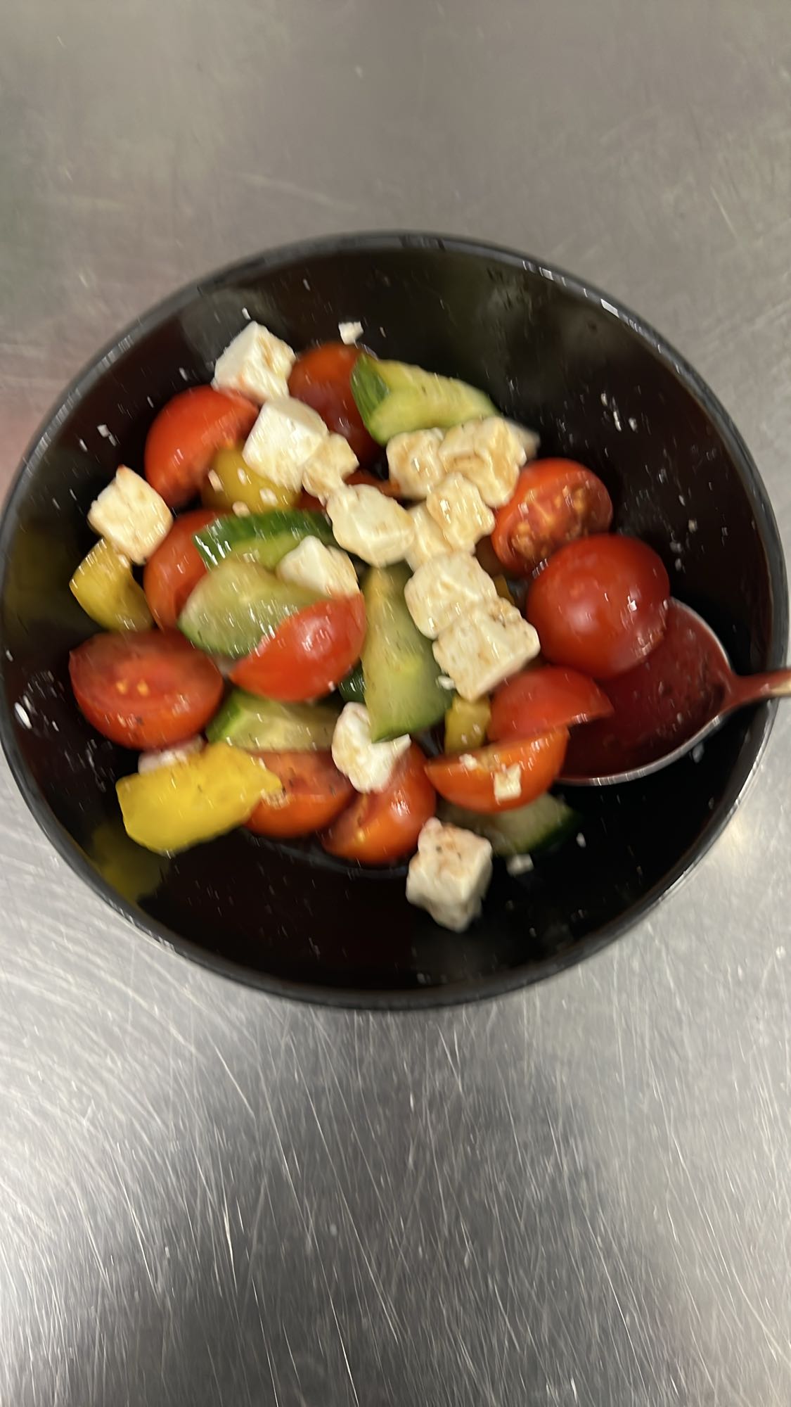 Овощной салат с фетой