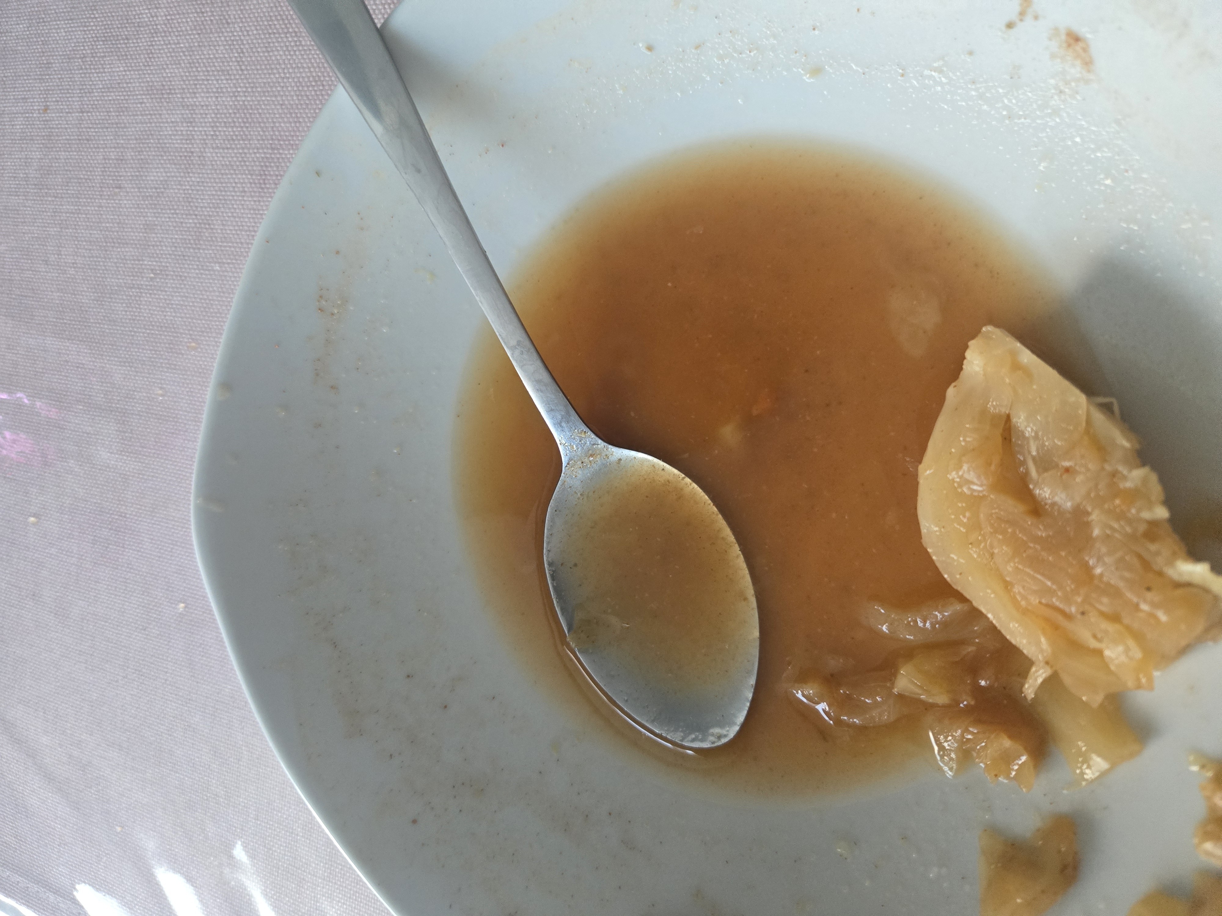 Sopa de cebolla ligera