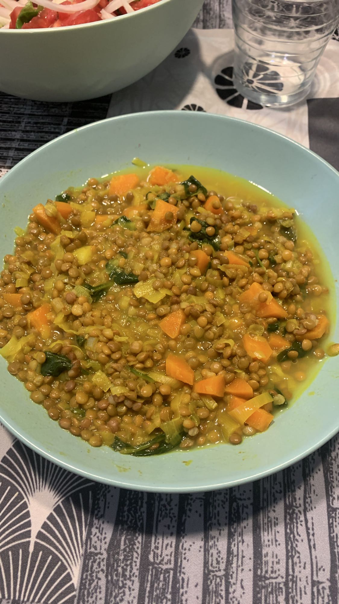 Lentejas con verduras