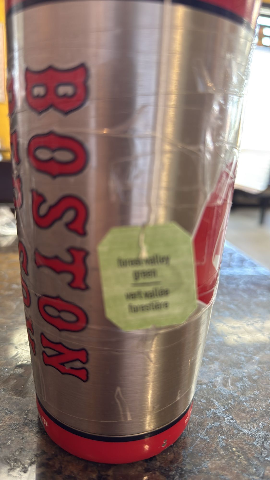 Thé vert en gobelet