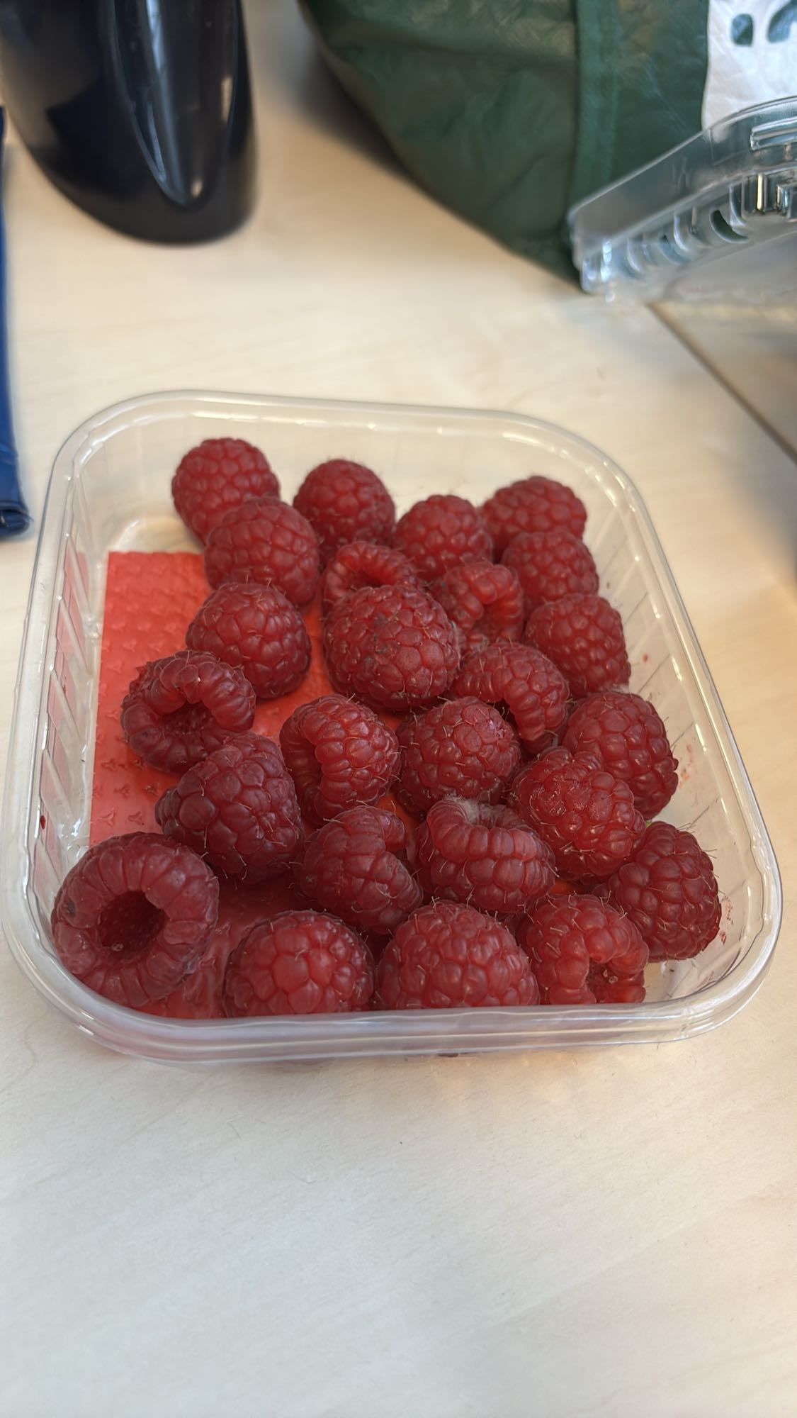 Framboises fraîches